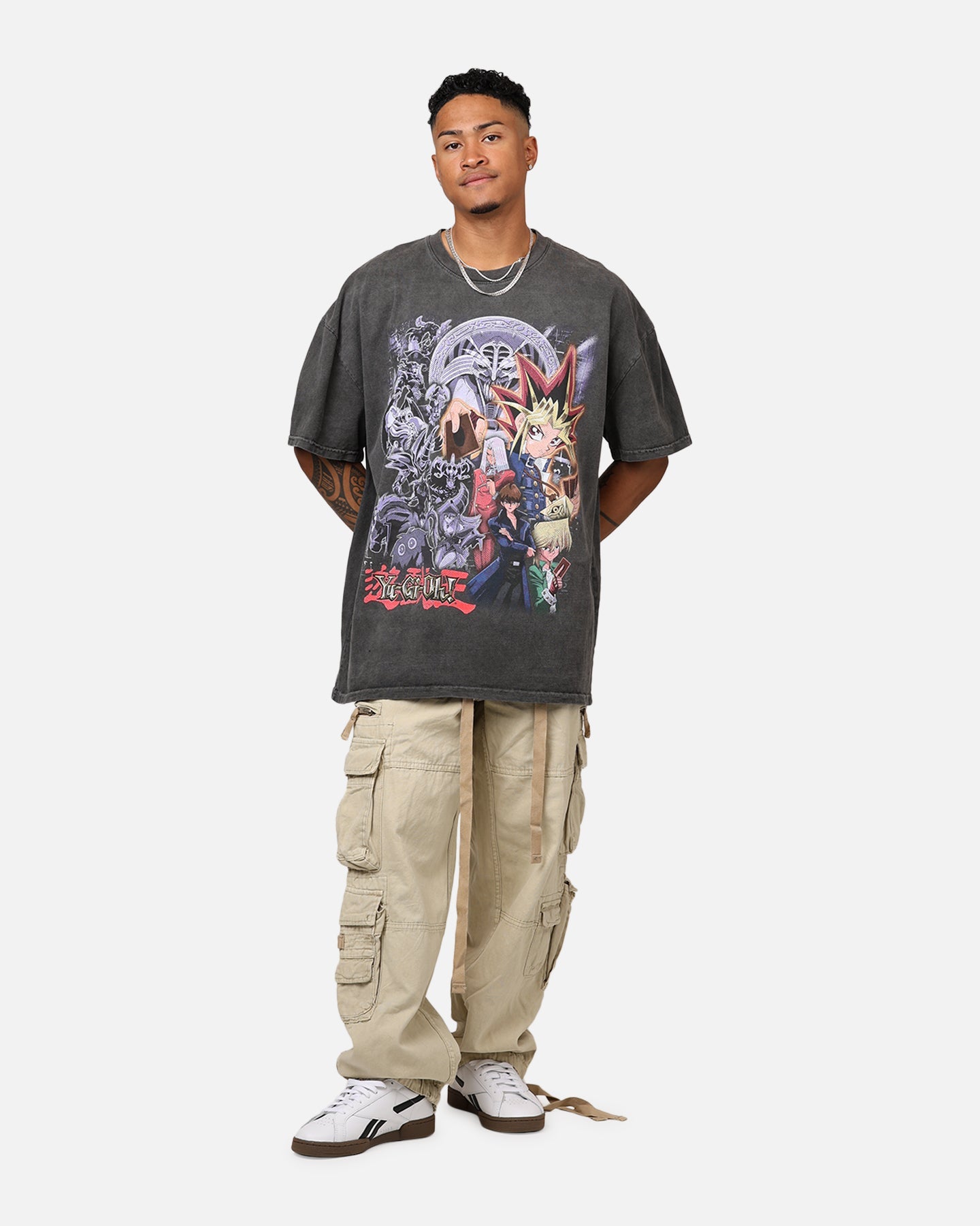 Goat Crew X Yu-Gi-Oh! Yami Yugi Heavyweight T-Shirt Black Wash