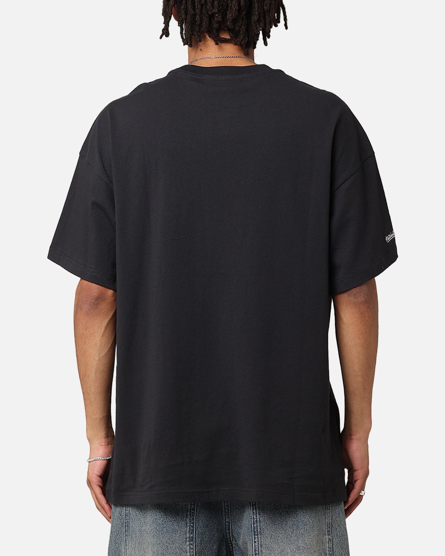 Mitchell & Ness Tar Heels Electric UNC T-Shirt Faded Black
