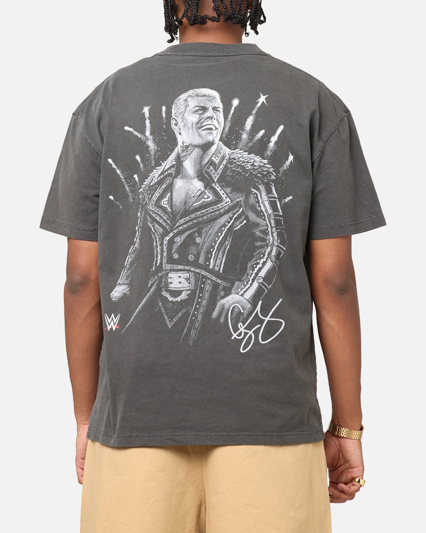 Culture Kings X WWE Cody Rhodes Heavy T-Shirt Black Wash