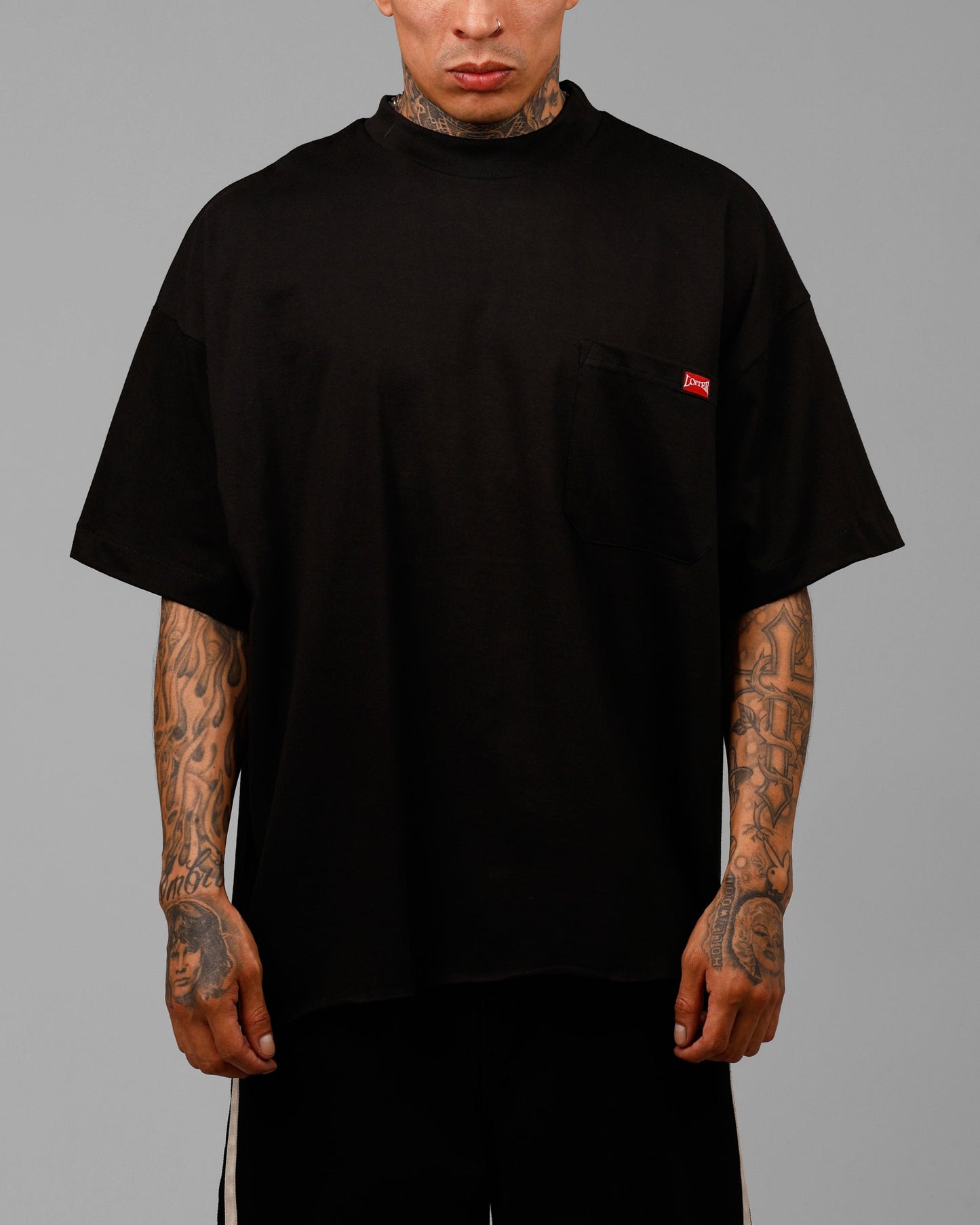 Loiter Star Child Pocket T-Shirt Black