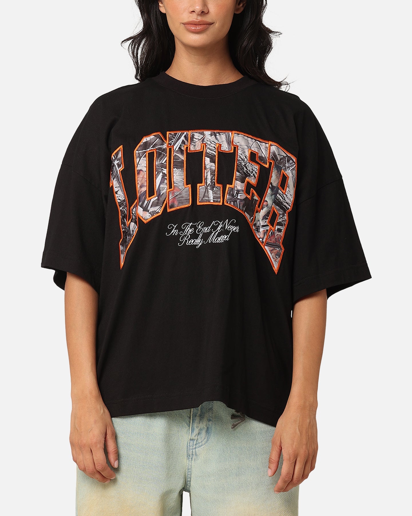 Loiter Hunter T-Shirt Black Style001