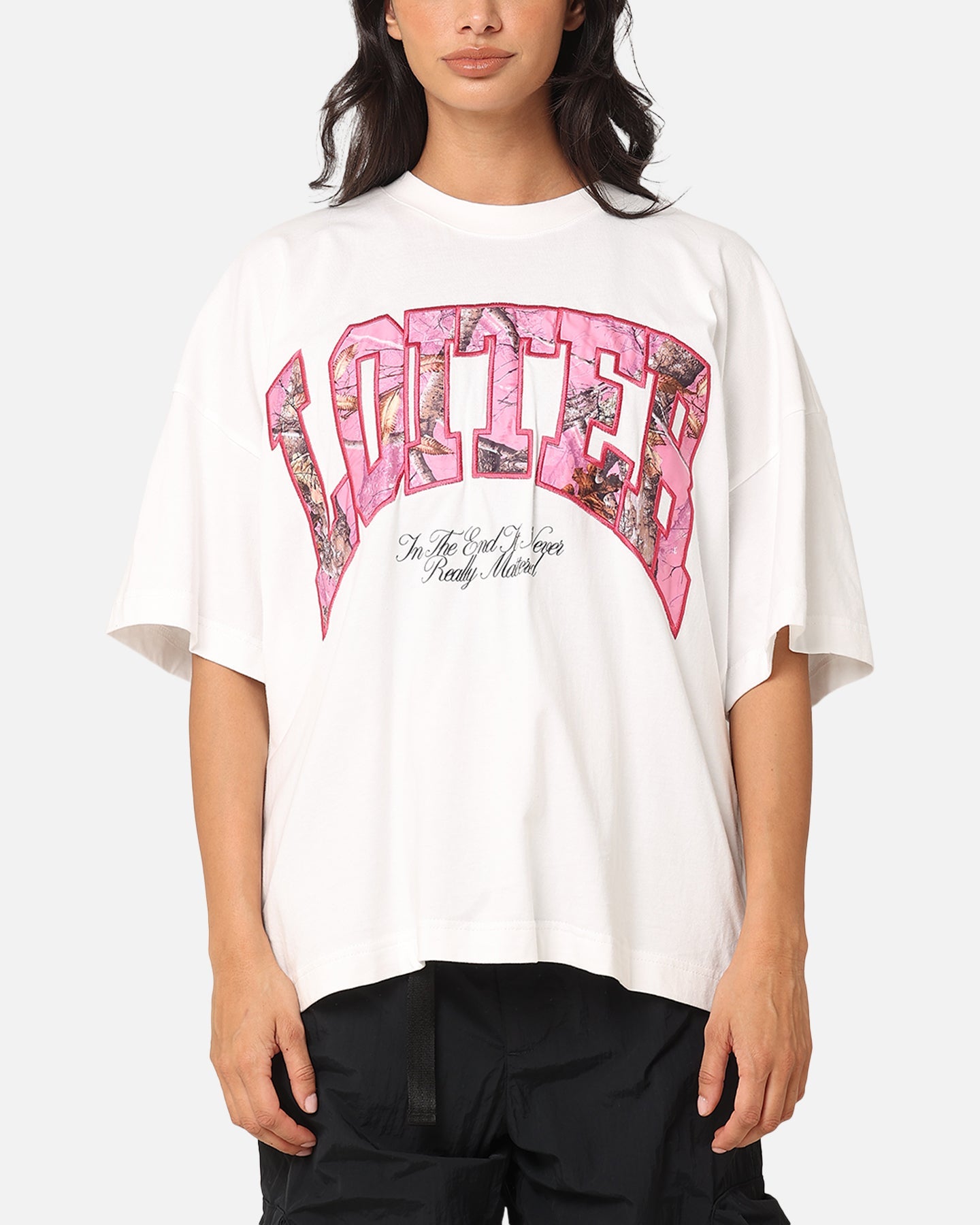 Loiter Hunter T-Shirt Off White Style001