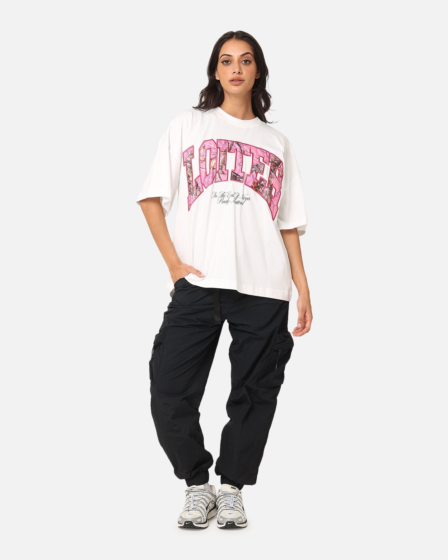 Loiter Hunter T-Shirt Off White Style001