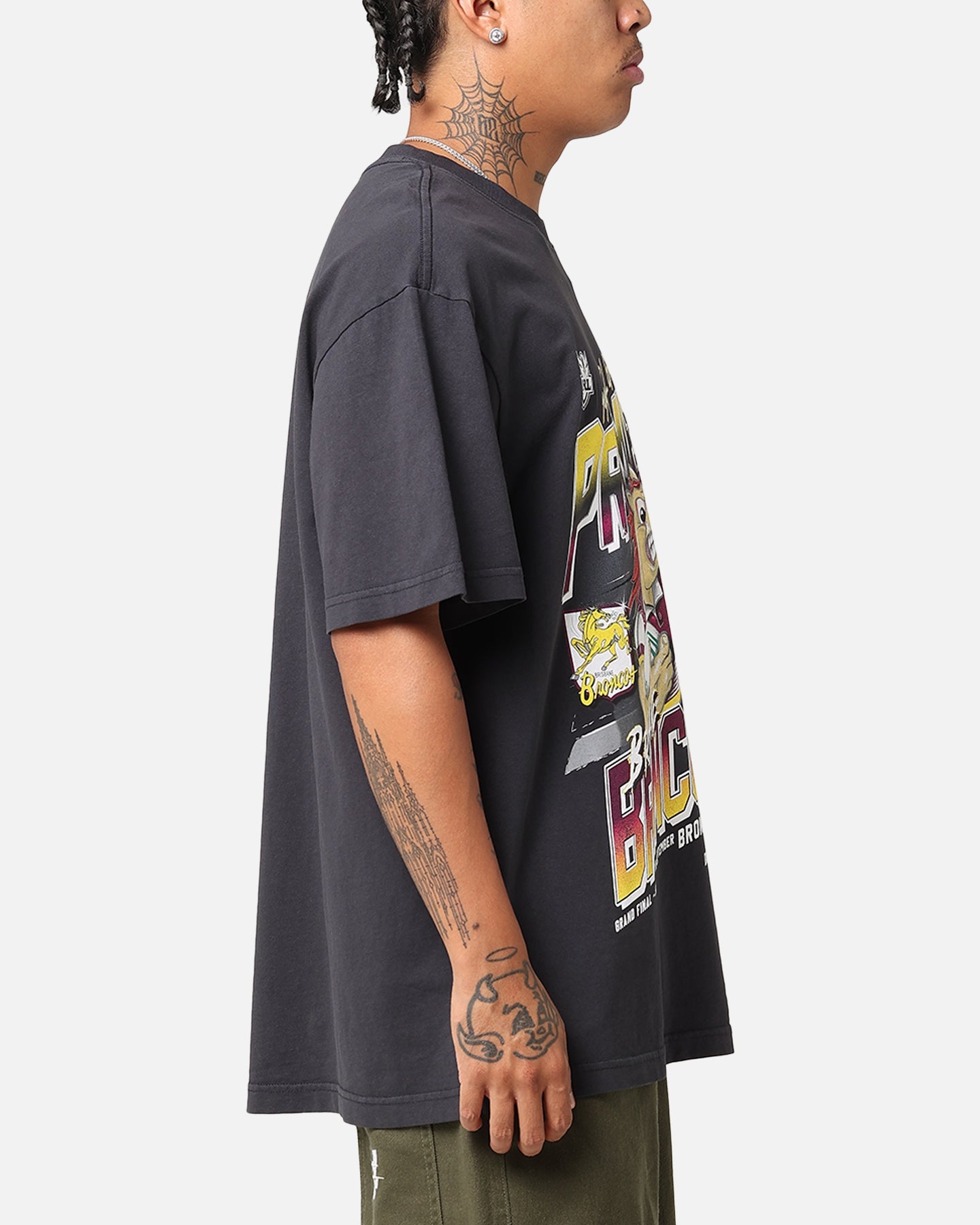 Mitchell & Ness Brisbane Broncos 1992 Grand Final T-Shirt Faded Black Style001
