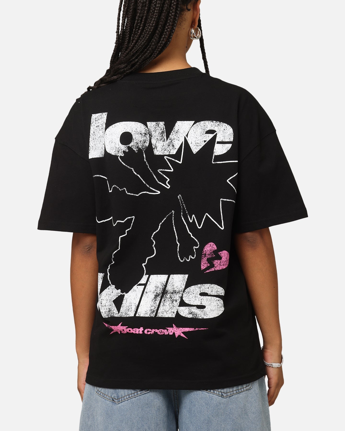Goat Crew Love Kills T-Shirt Black Style001
