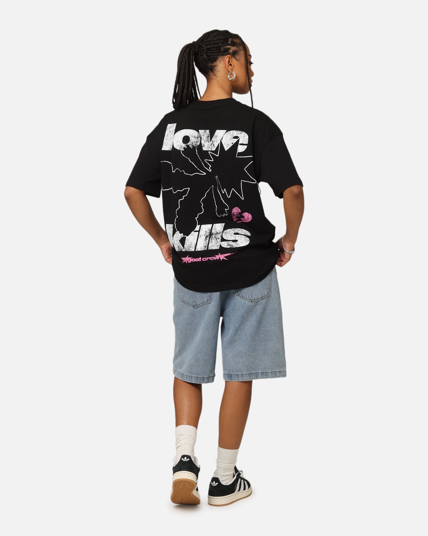 Goat Crew Love Kills T-Shirt Black Style001