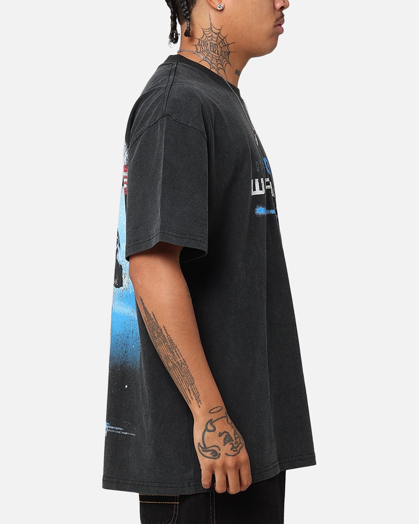 American Thrift X Pixar Wall.E Heavy T-Shirt Vintage Black