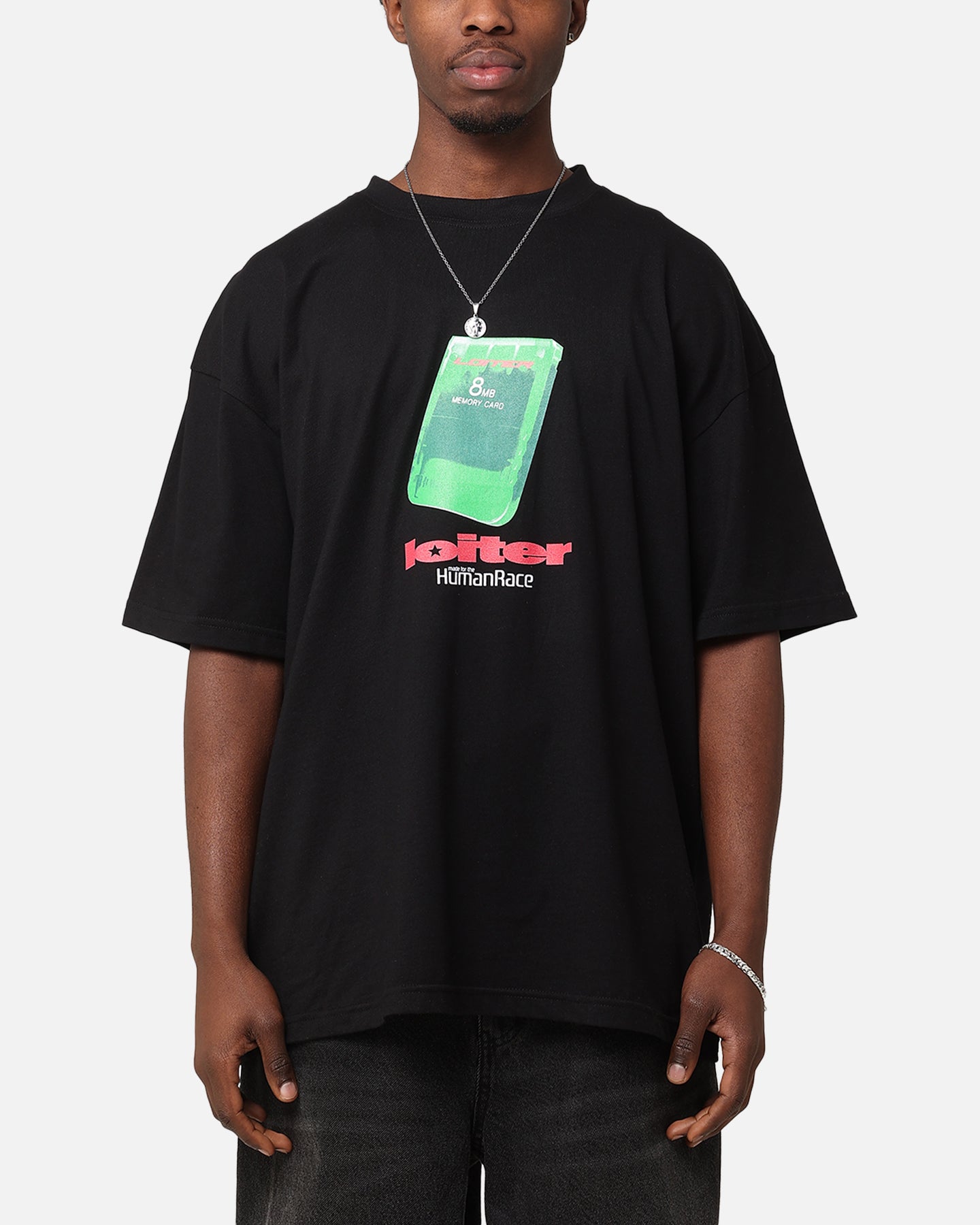 Loiter Core Memory T-Shirt Black