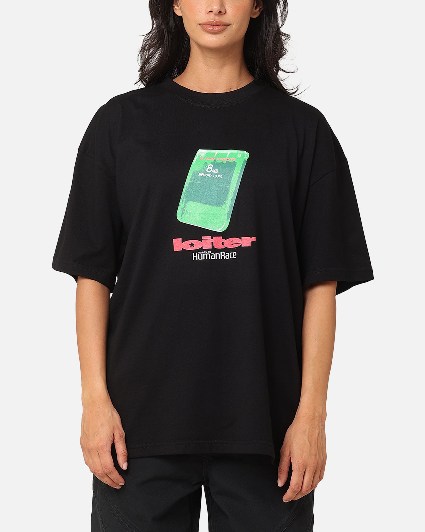 Loiter Core Memory T-Shirt Black Style001