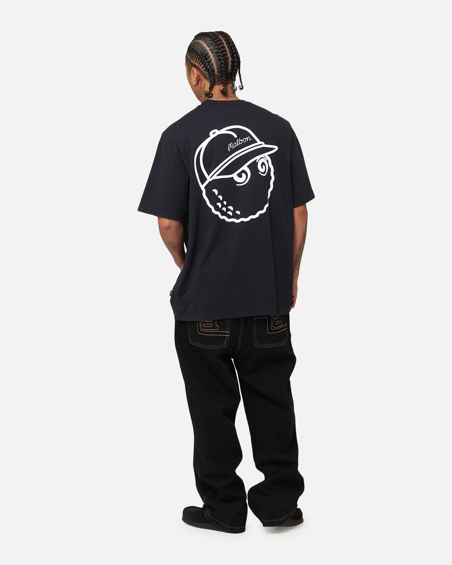 Malbon Baldwin Buckets Knockout T-Shirt Black