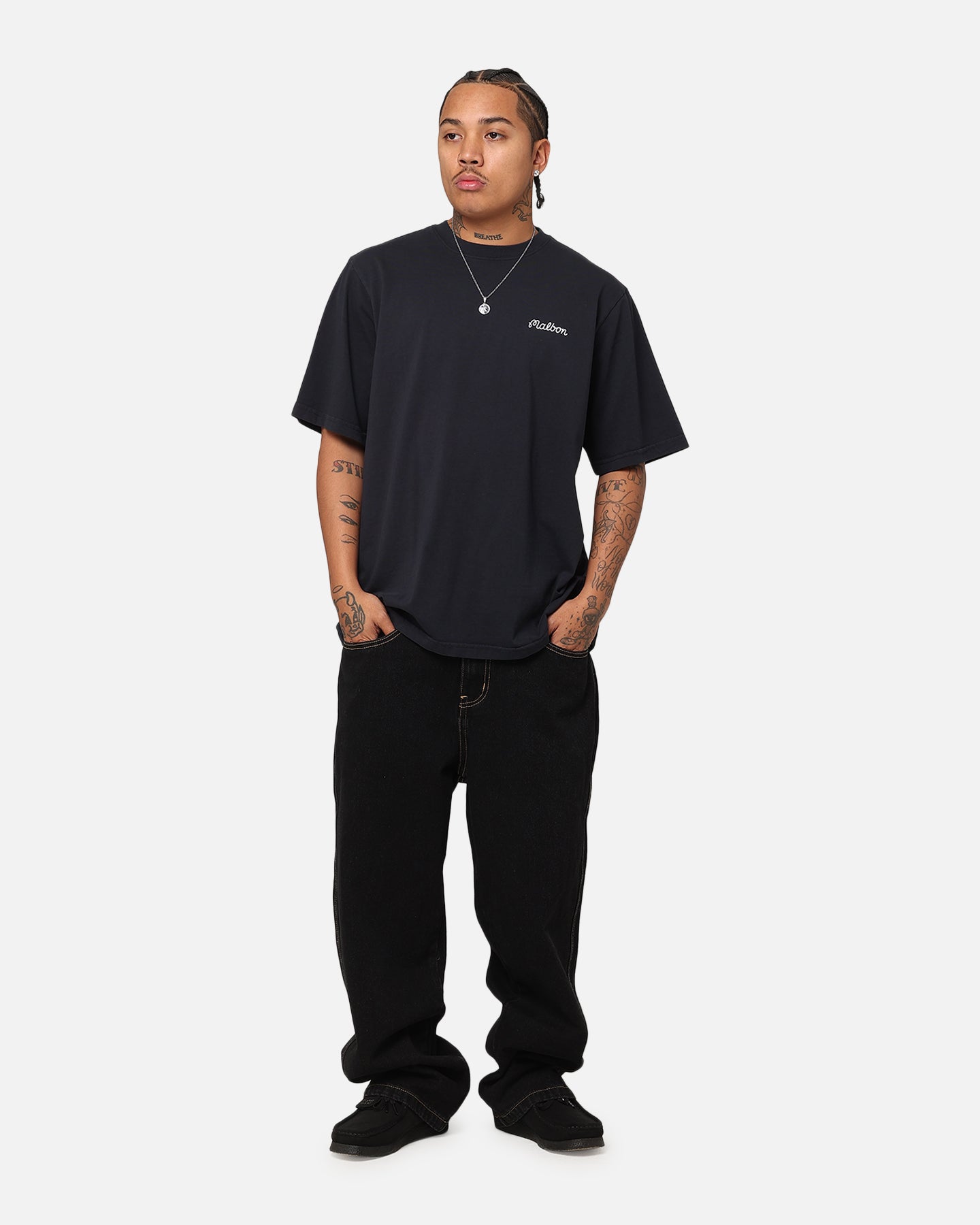 Malbon Baldwin Buckets Knockout T-Shirt Black