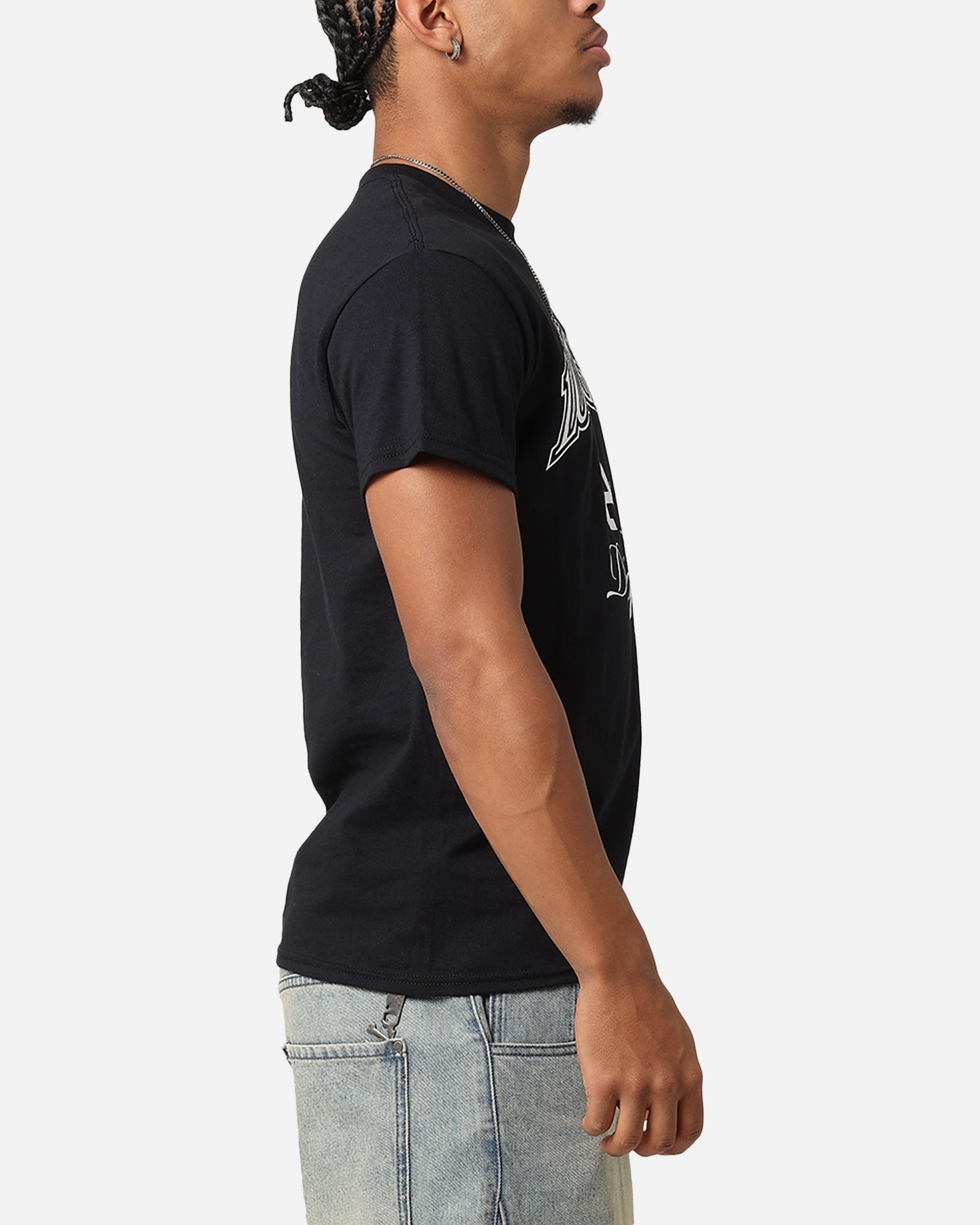 Majestic Athletic Los Angeles Dodgers Blecker Team Arch T-Shirt Black Style001