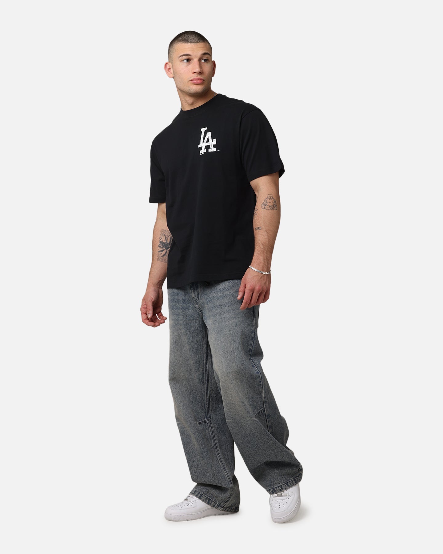Majestic Athletic Los Angeles Dodgers Doyers Crest T-Shirt Black