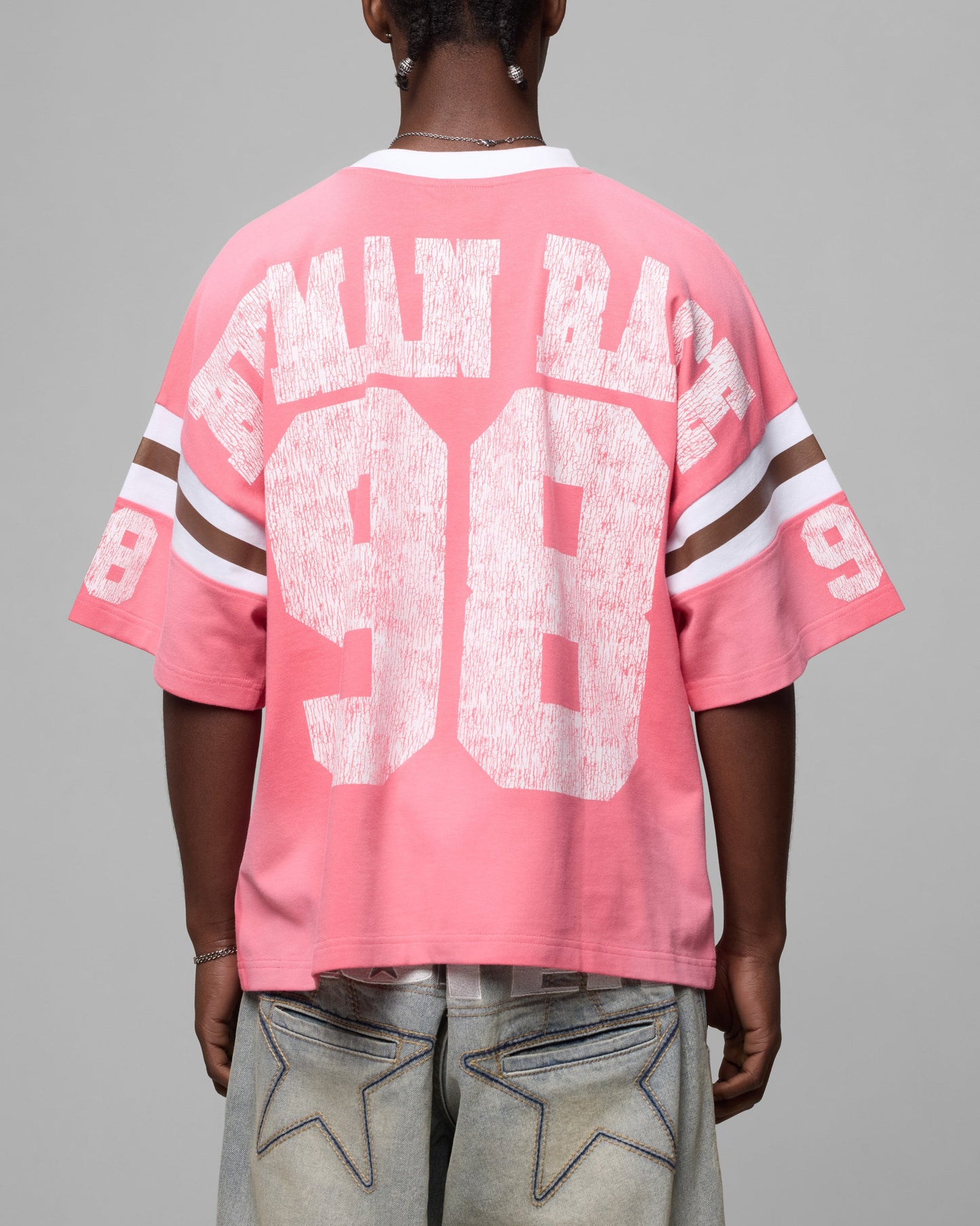 Loiter Star Jersey T-Shirt Pink