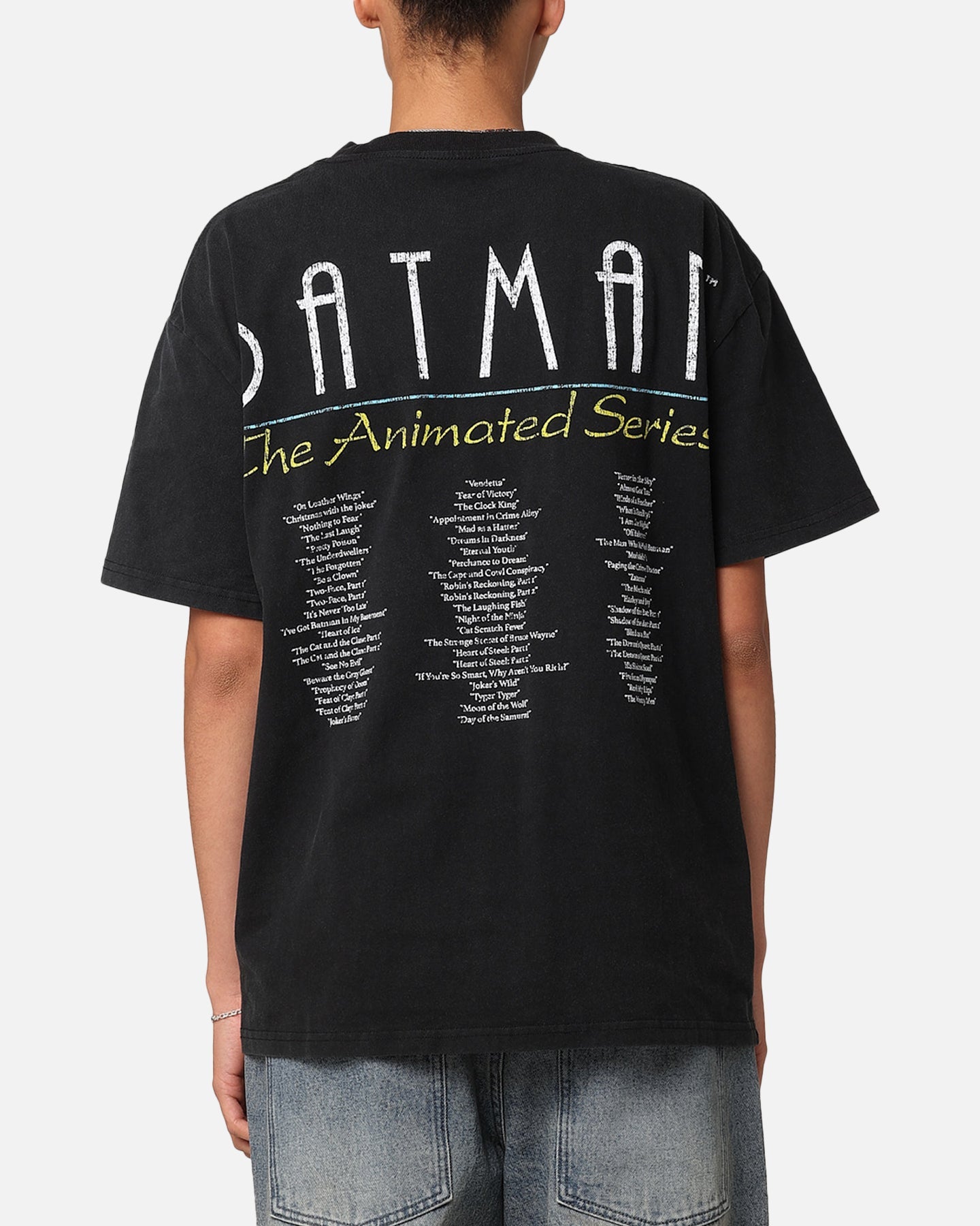American Thrift X DC 1993 Batman Heavy T-Shirt Vintage Black Style001