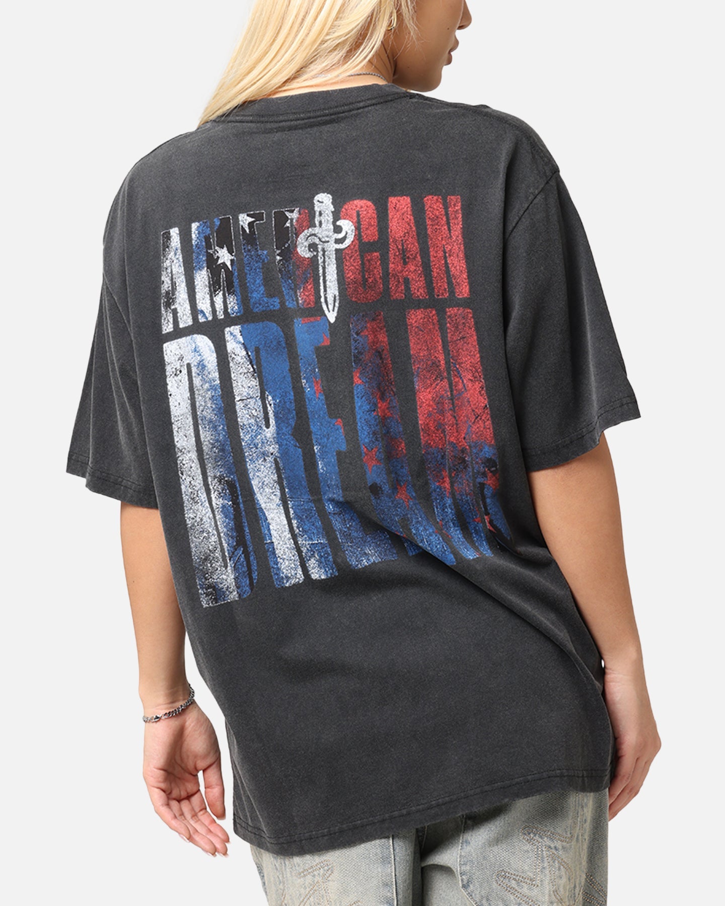 21 Savage Dream T-Shirt Washed Black Style001