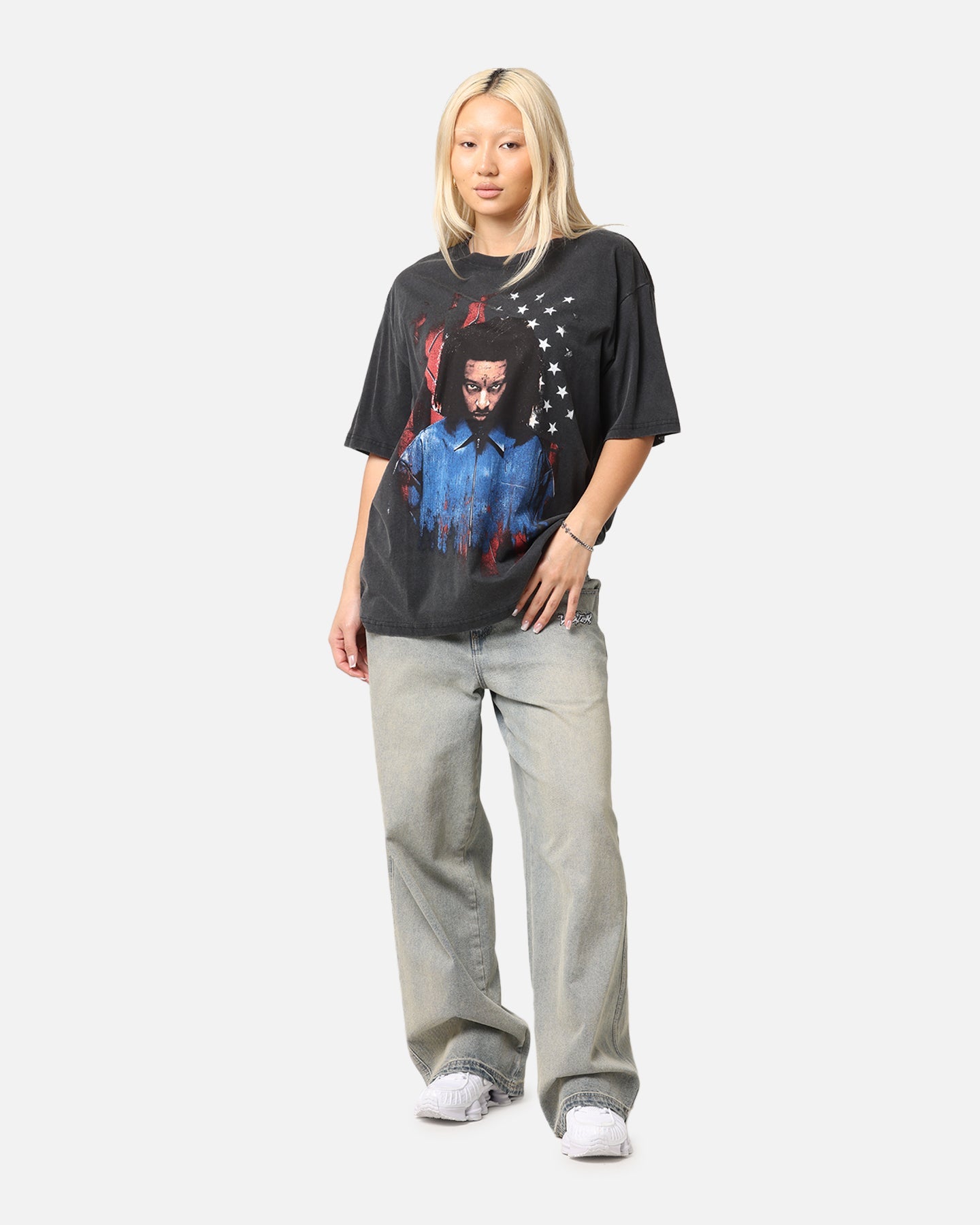 21 Savage Dream T-Shirt Washed Black Style001