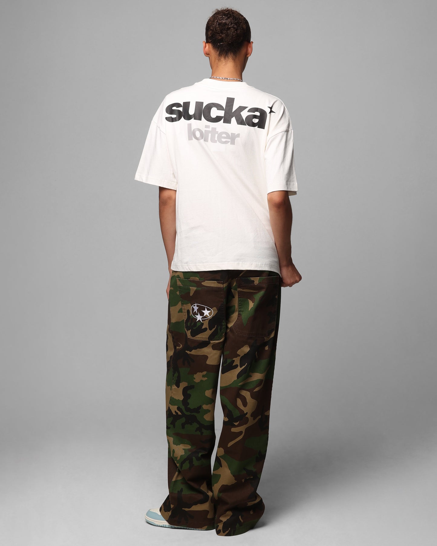 Loiter Sucka T-Shirt Off White Style001