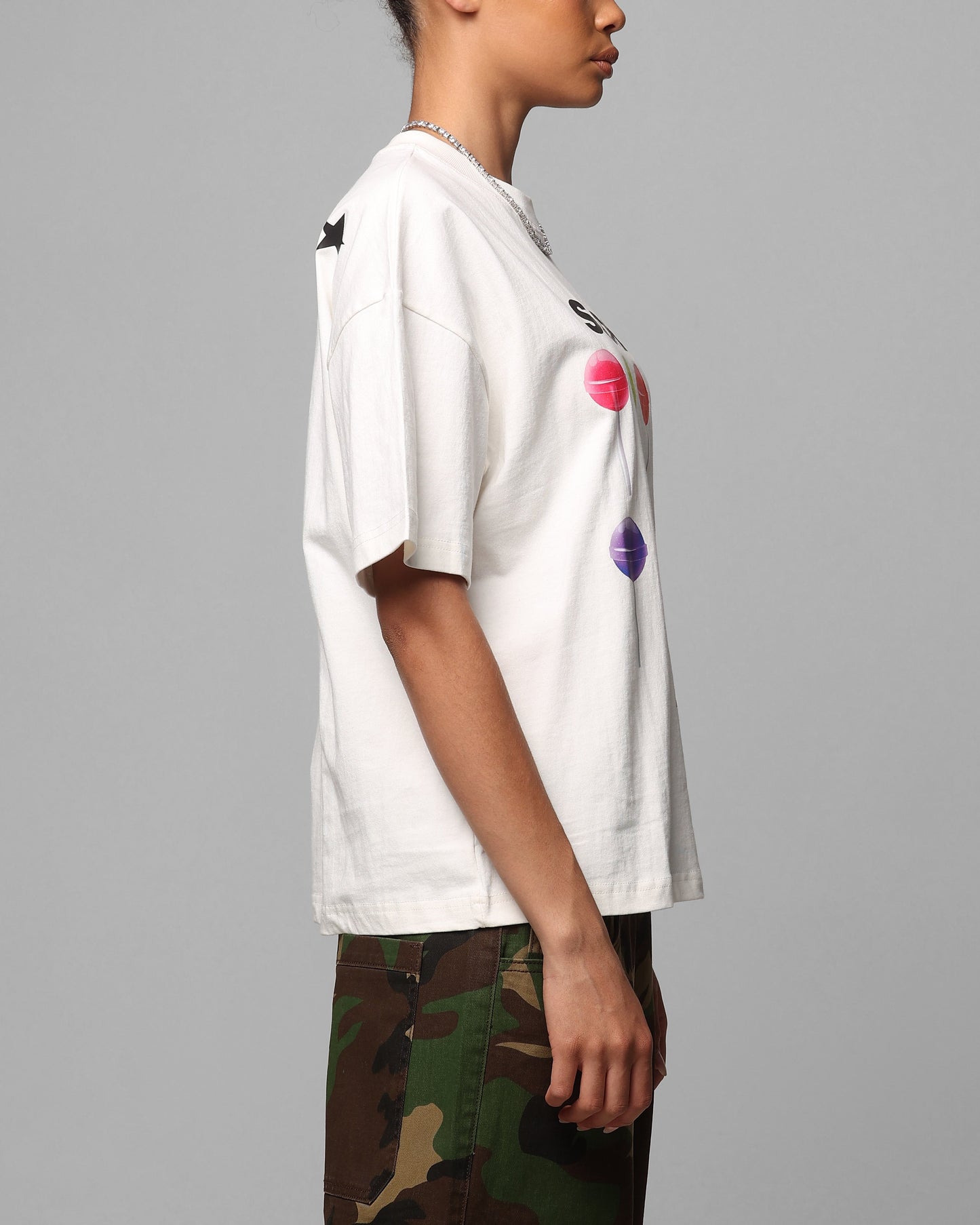Loiter Sucka T-Shirt Off White Style001