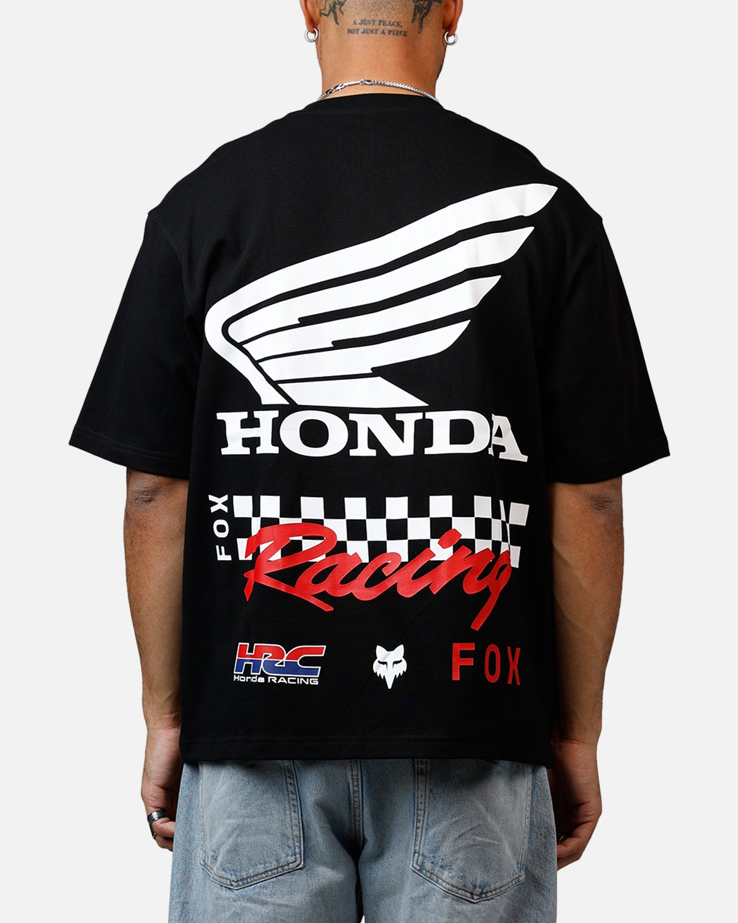 Fox Racing Honda Oversized T-Shirt Black