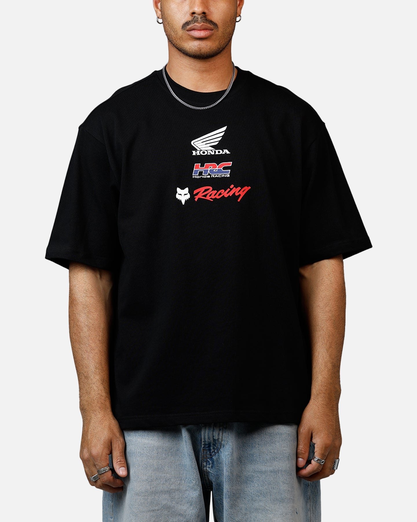 Fox Racing Honda Oversized T-Shirt Black