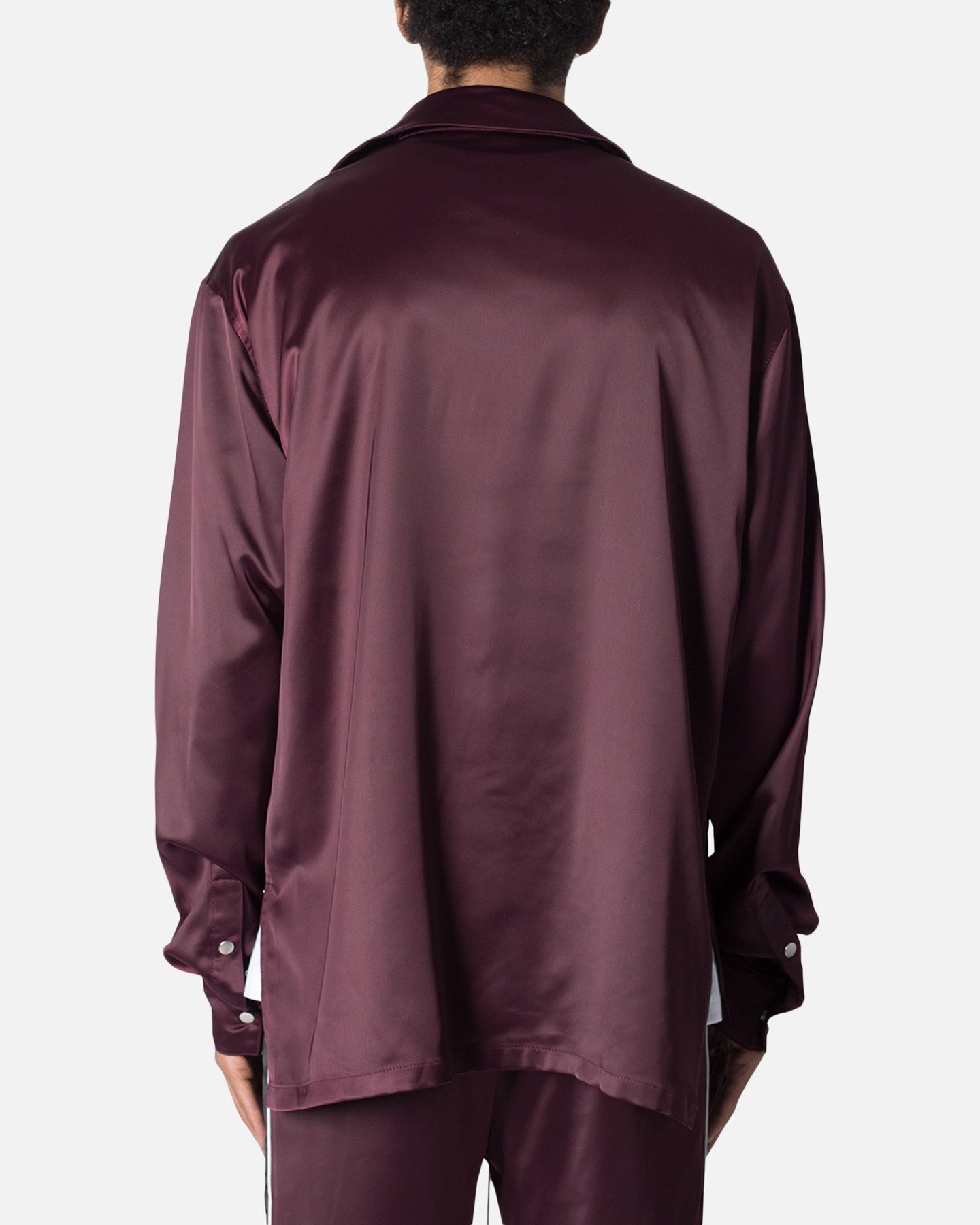 MNML Studded Pajama Shirt Burgundy
