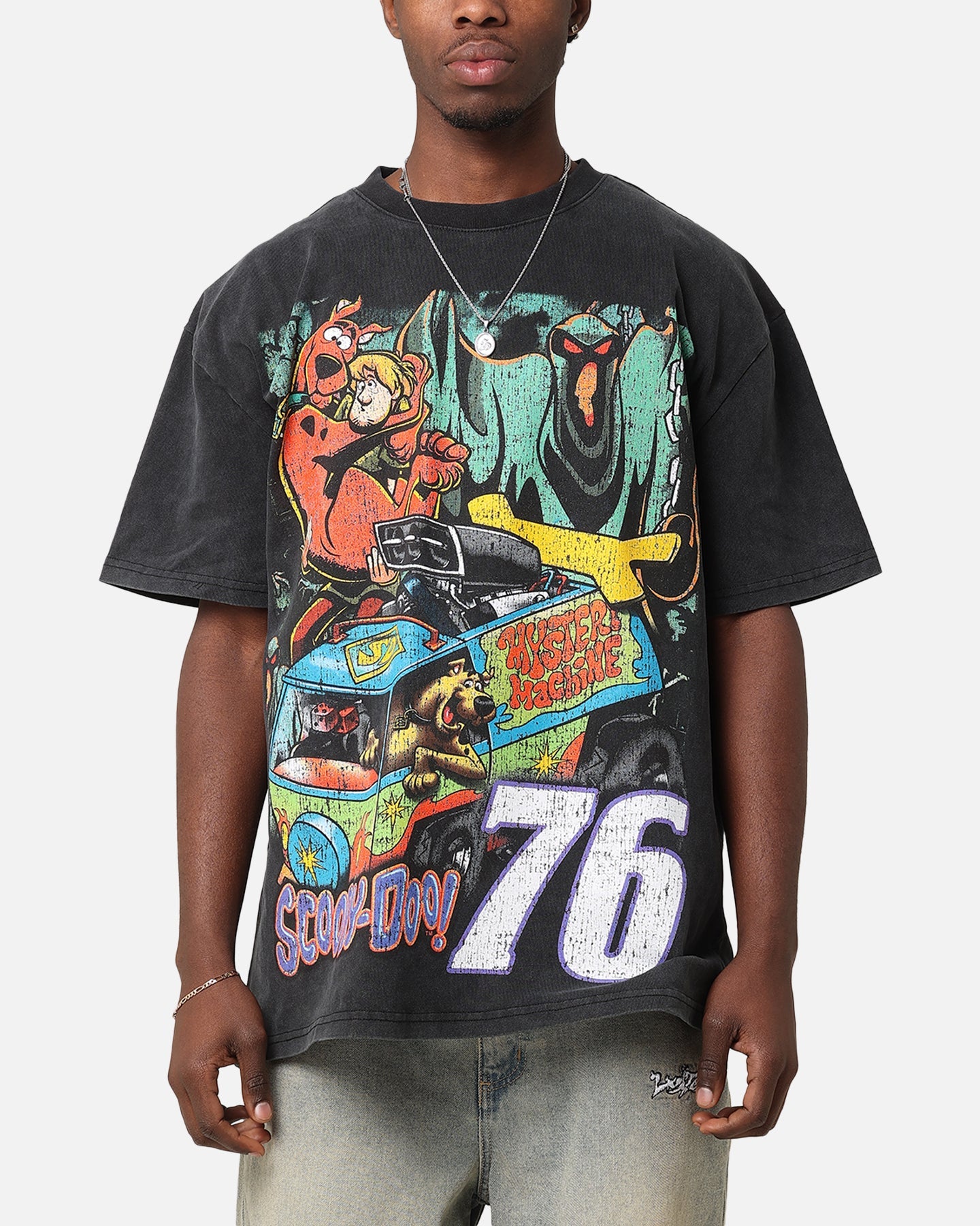 Goat Crew X Scooby-Doo Scooby-Doo Jumbo Heavy T-Shirt Vintage Black