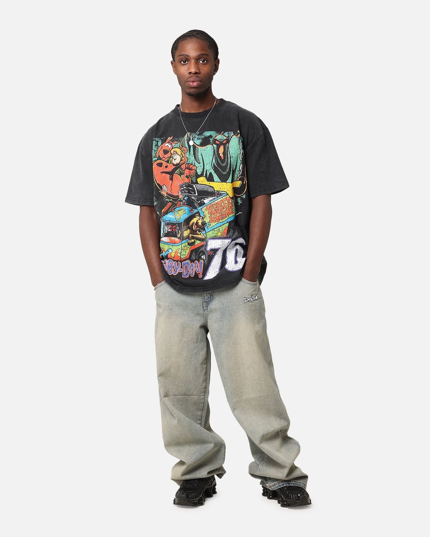 Goat Crew X Scooby-Doo Scooby-Doo Jumbo Heavy T-Shirt Vintage Black