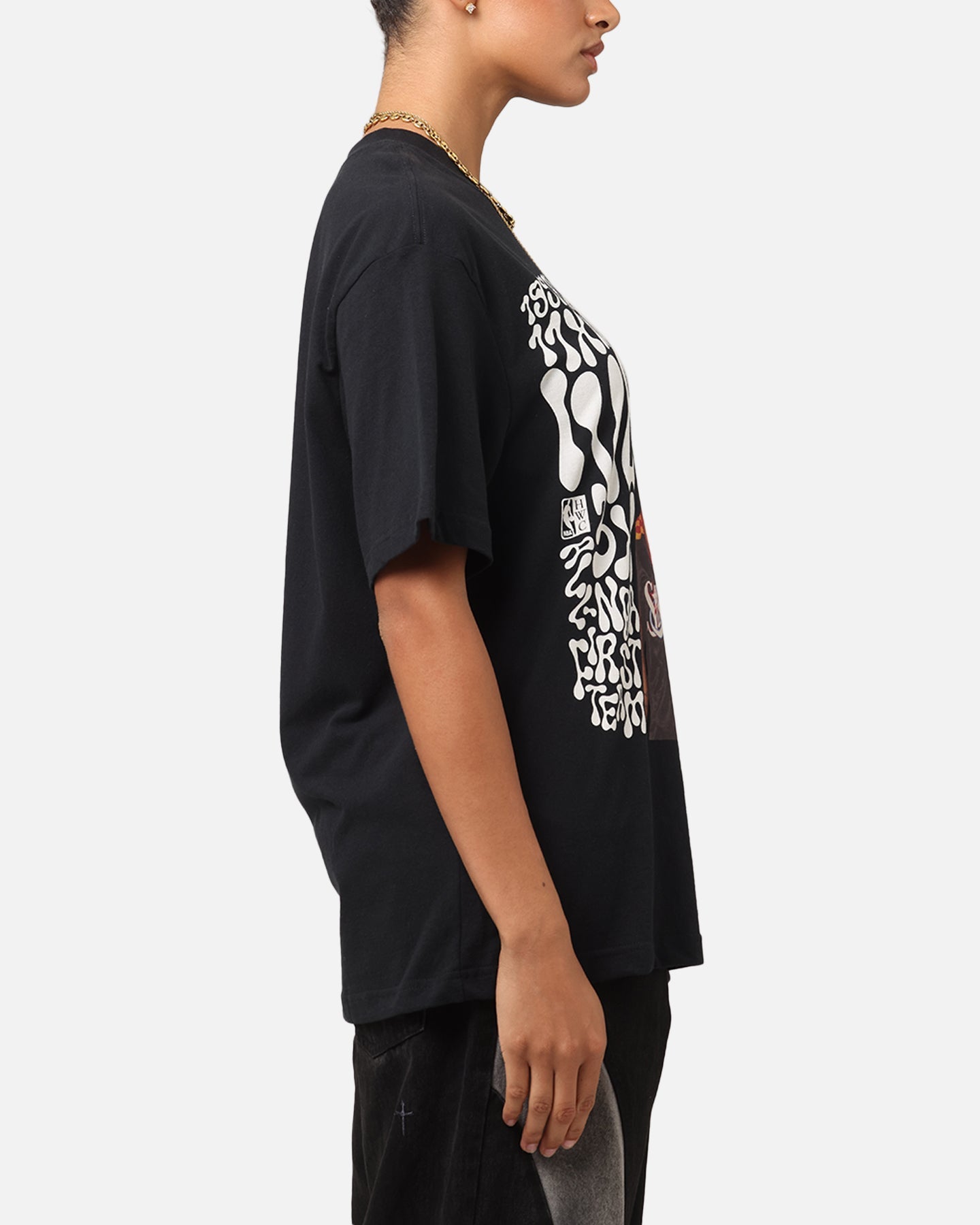 Mitchell & Ness Philadelphia 76ers Allen Iverson Player Abstract T-Shirt Faded Black Style001