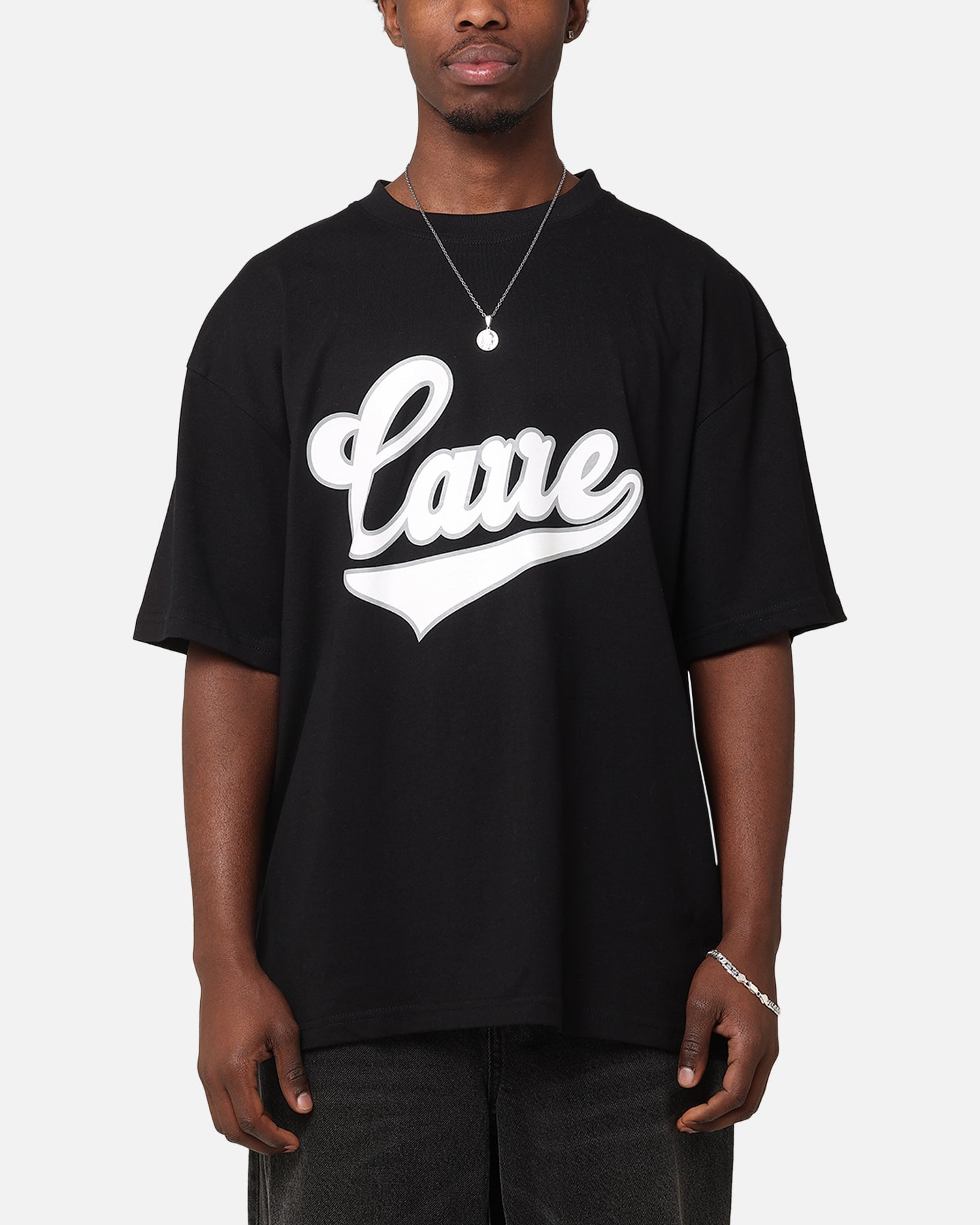 Carre Team Script T-Shirt Black