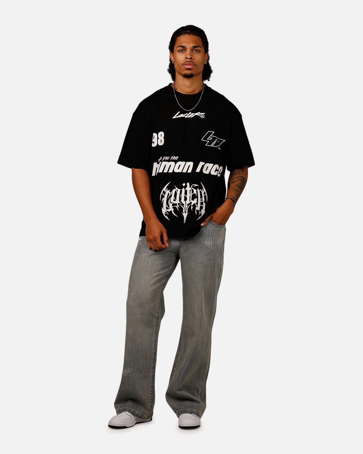 Loiter Racer T-Shirt Black