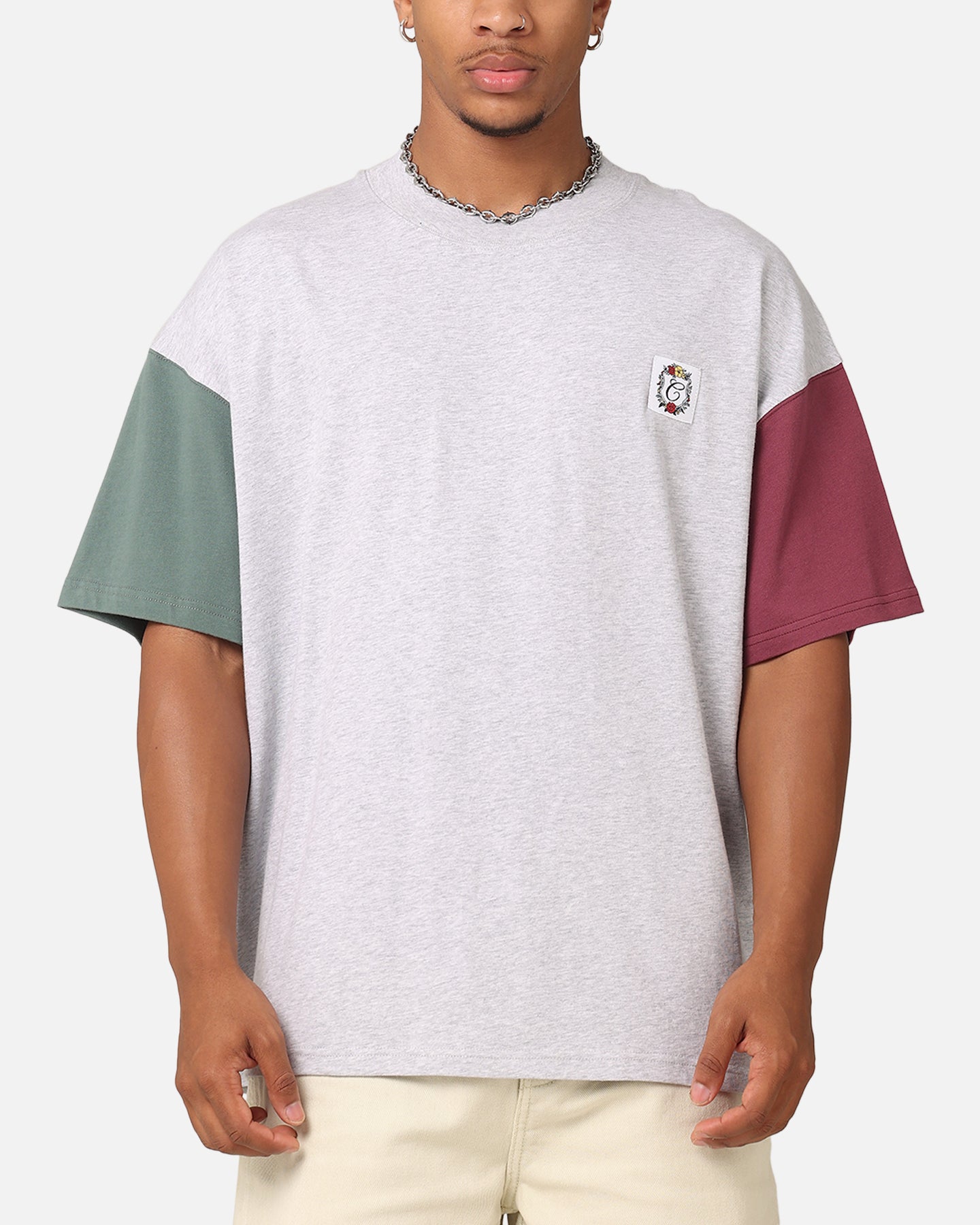 Carre Block Oversized T-Shirt Multi