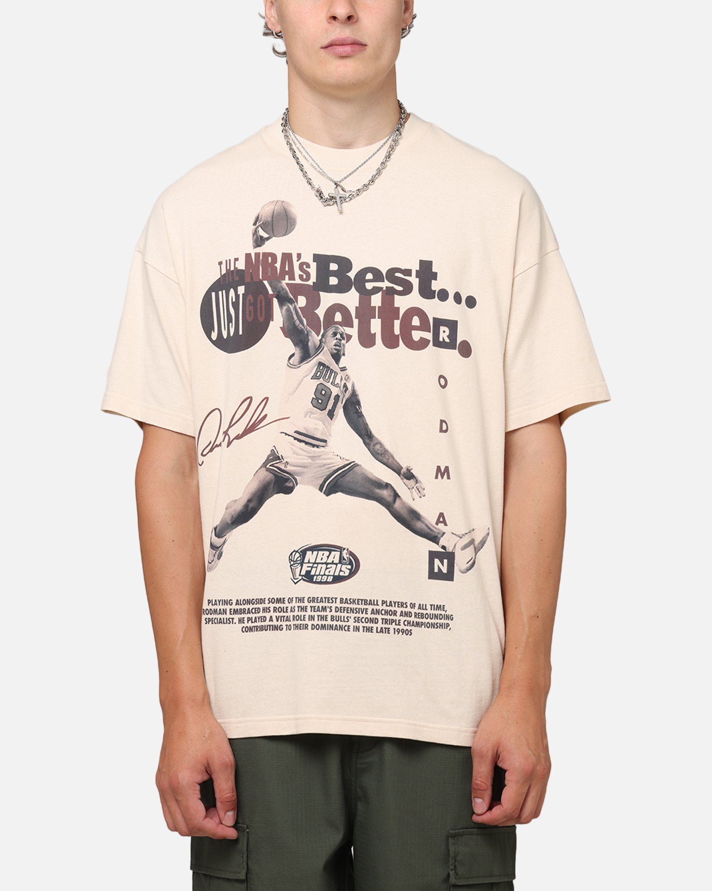 Mitchell & Ness Chicago Bulls Greatest Team T-Shirt Pink