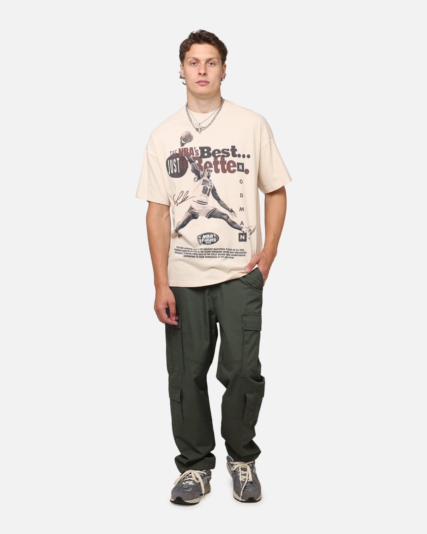 Mitchell & Ness Chicago Bulls Greatest Team T-Shirt Pink