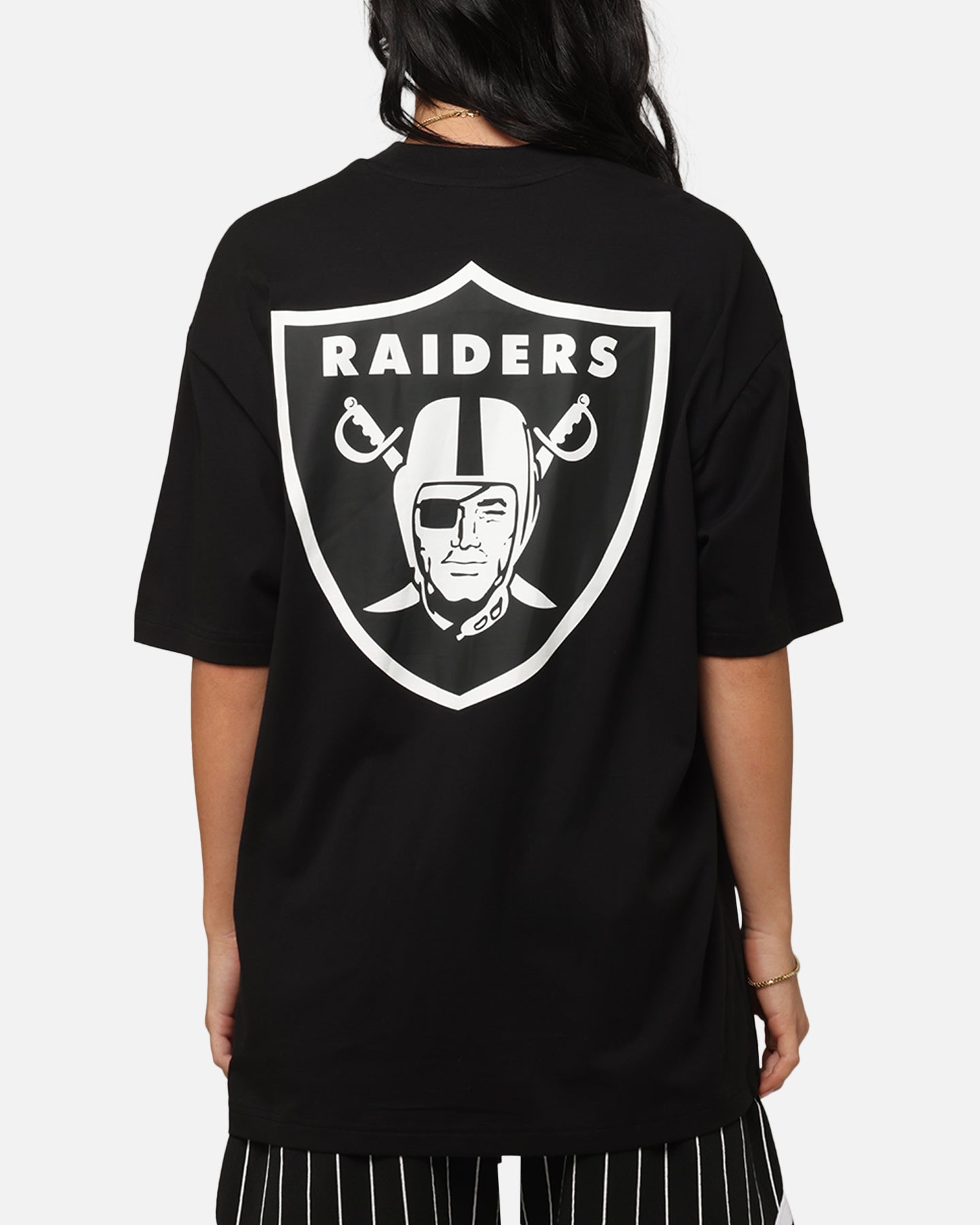 New Era Las Vegas Raiders Rose Oversized T-Shirt Black Style001