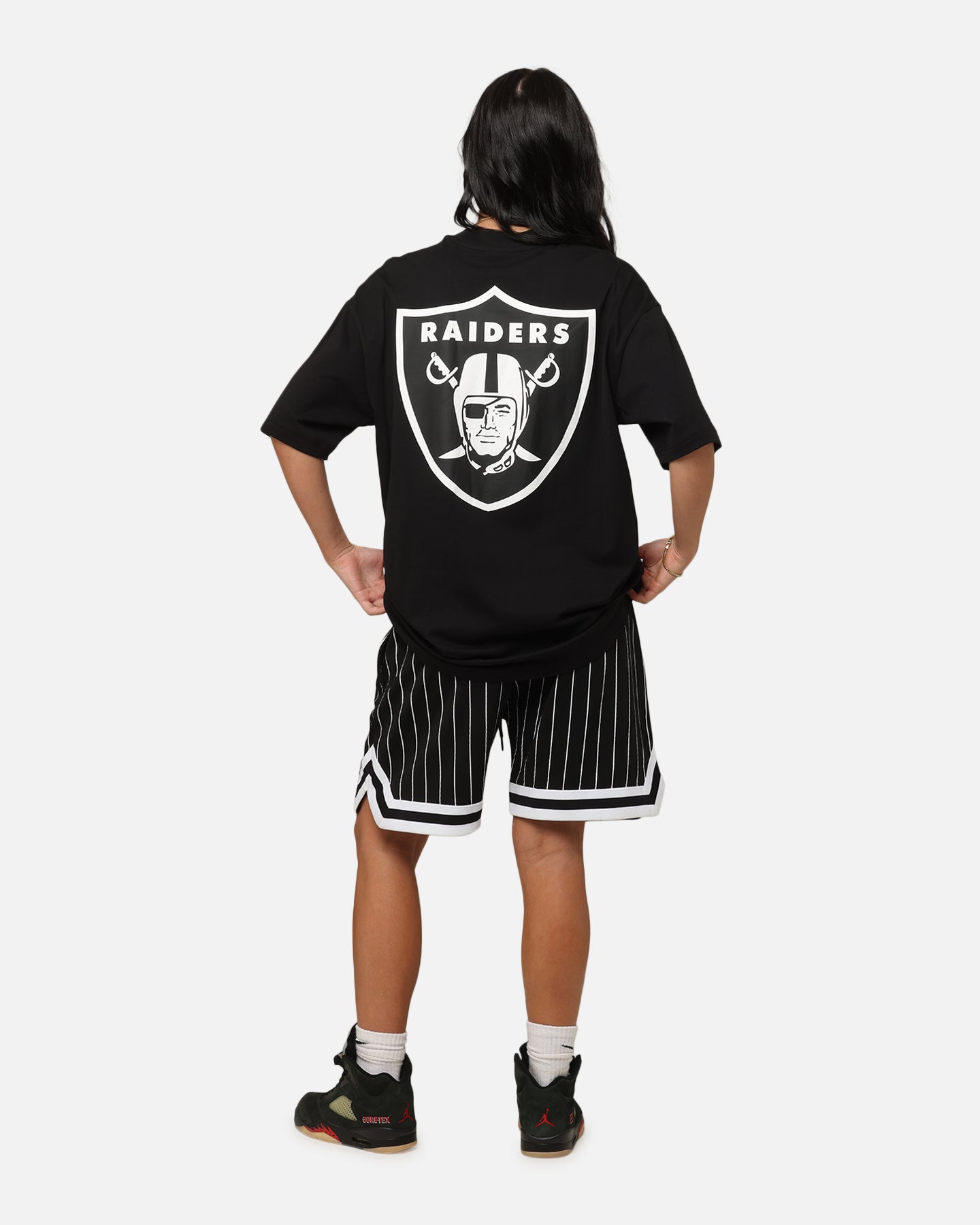 New Era Las Vegas Raiders Rose Oversized T-Shirt Black Style001