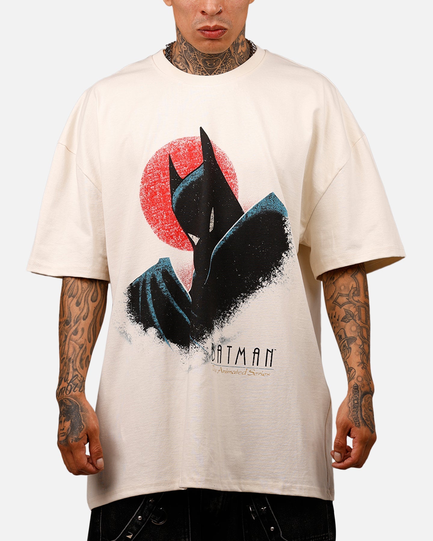 American Thrift X DC 97' Batman Heavyweight T-Shirt Off White