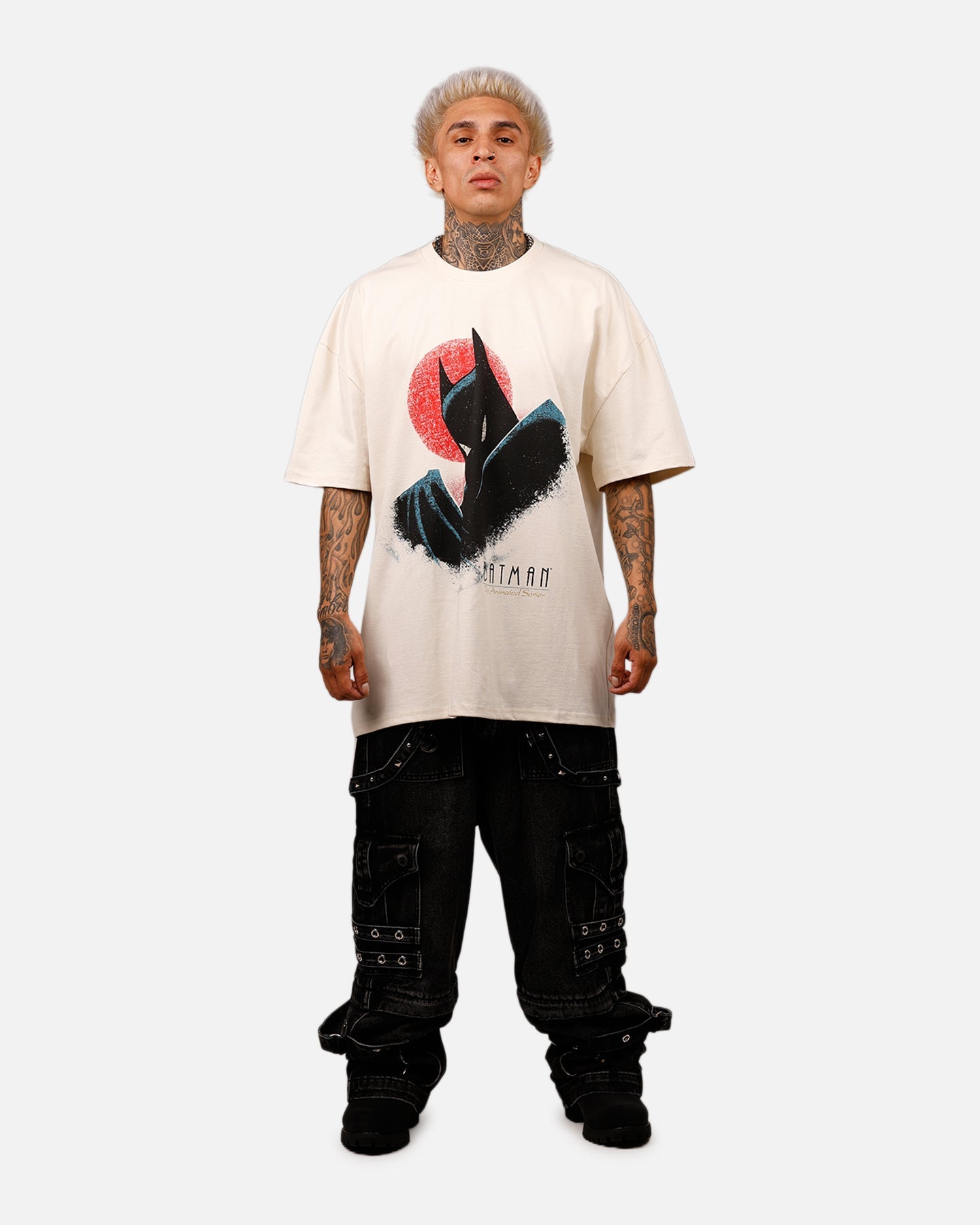 American Thrift X DC 97' Batman Heavyweight T-Shirt Off White