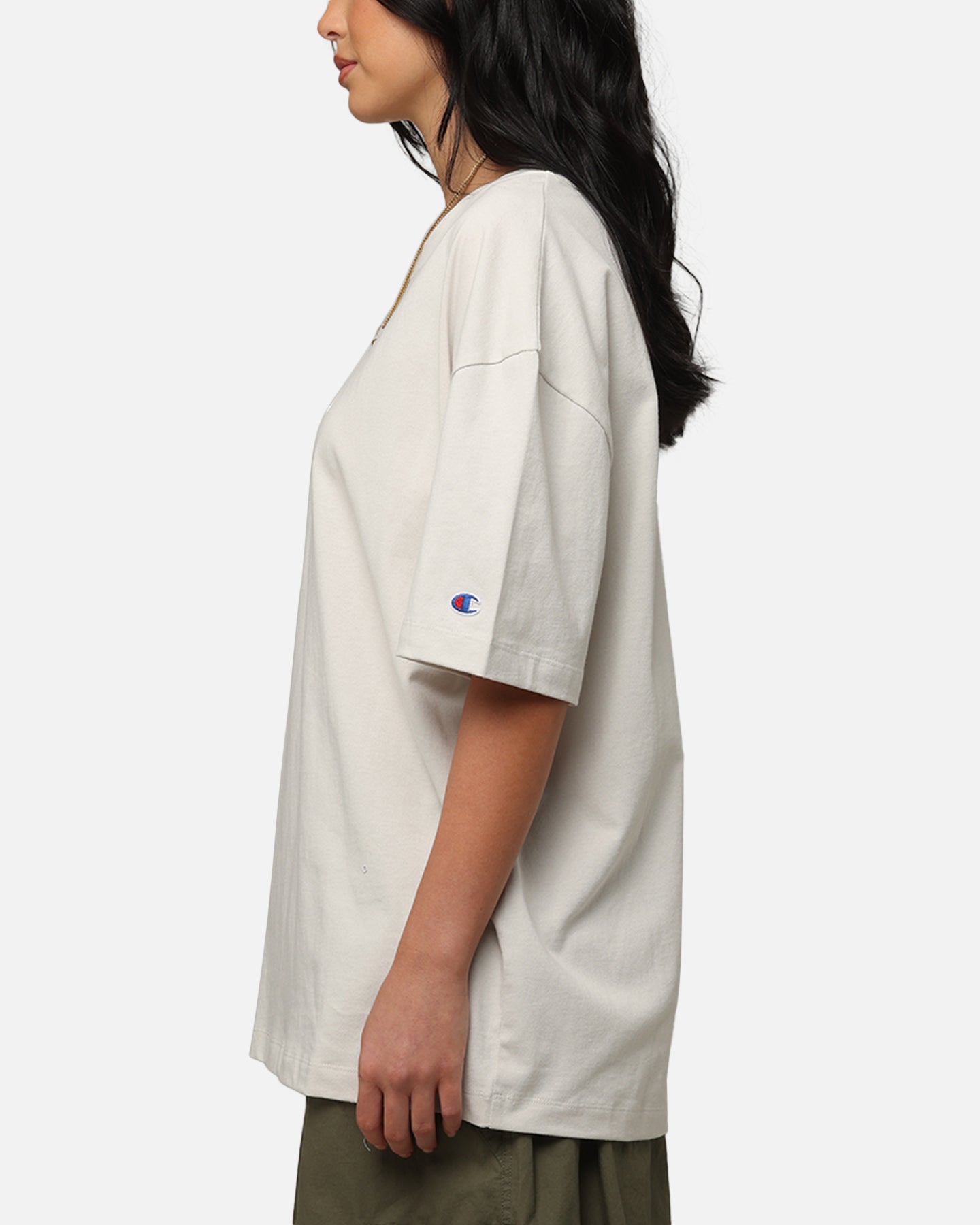 Champion Heritage New Script T-Shirt Sand Style001