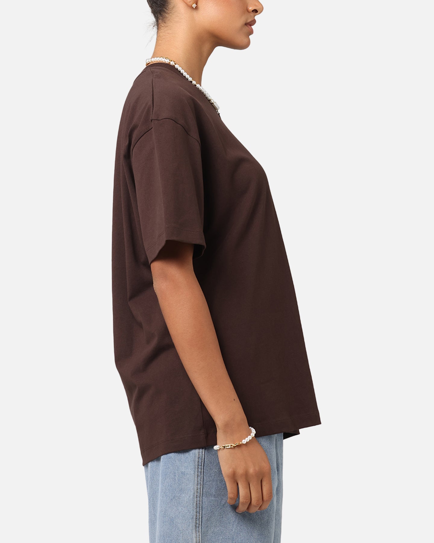 Champion Heritage New Script T-Shirt Brown Style001