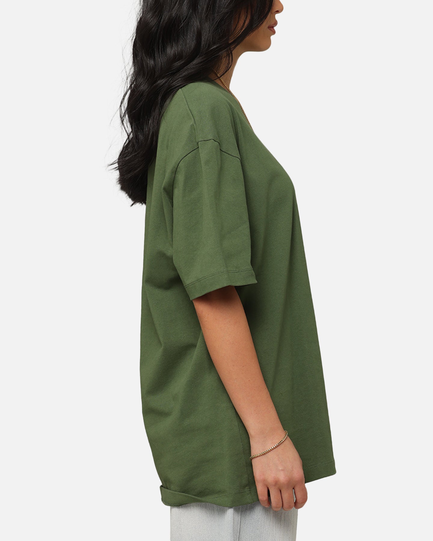 Champion Heritage New Script T-Shirt Green Style001