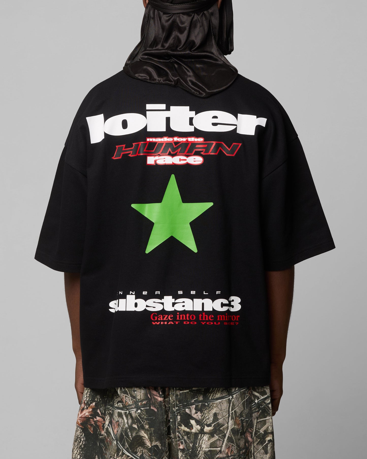 Loiter Substance T-Shirt Black
