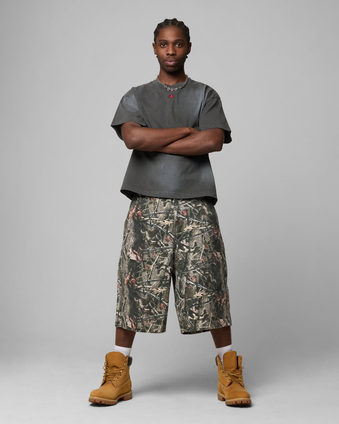 Loiter Boxer Fitted T-Shirt Black Wash