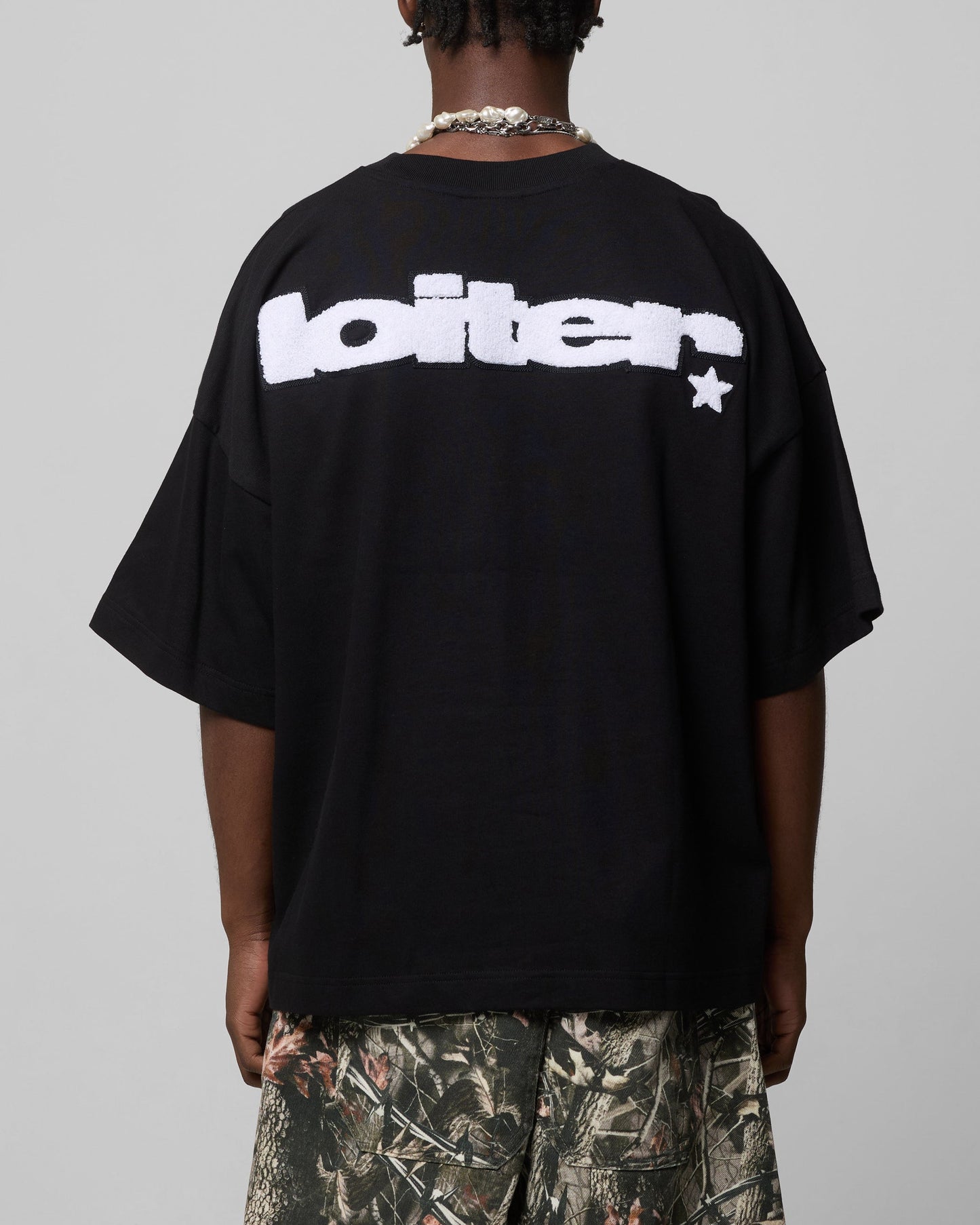 Loiter Premium Essentials Boxy T-Shirt Black