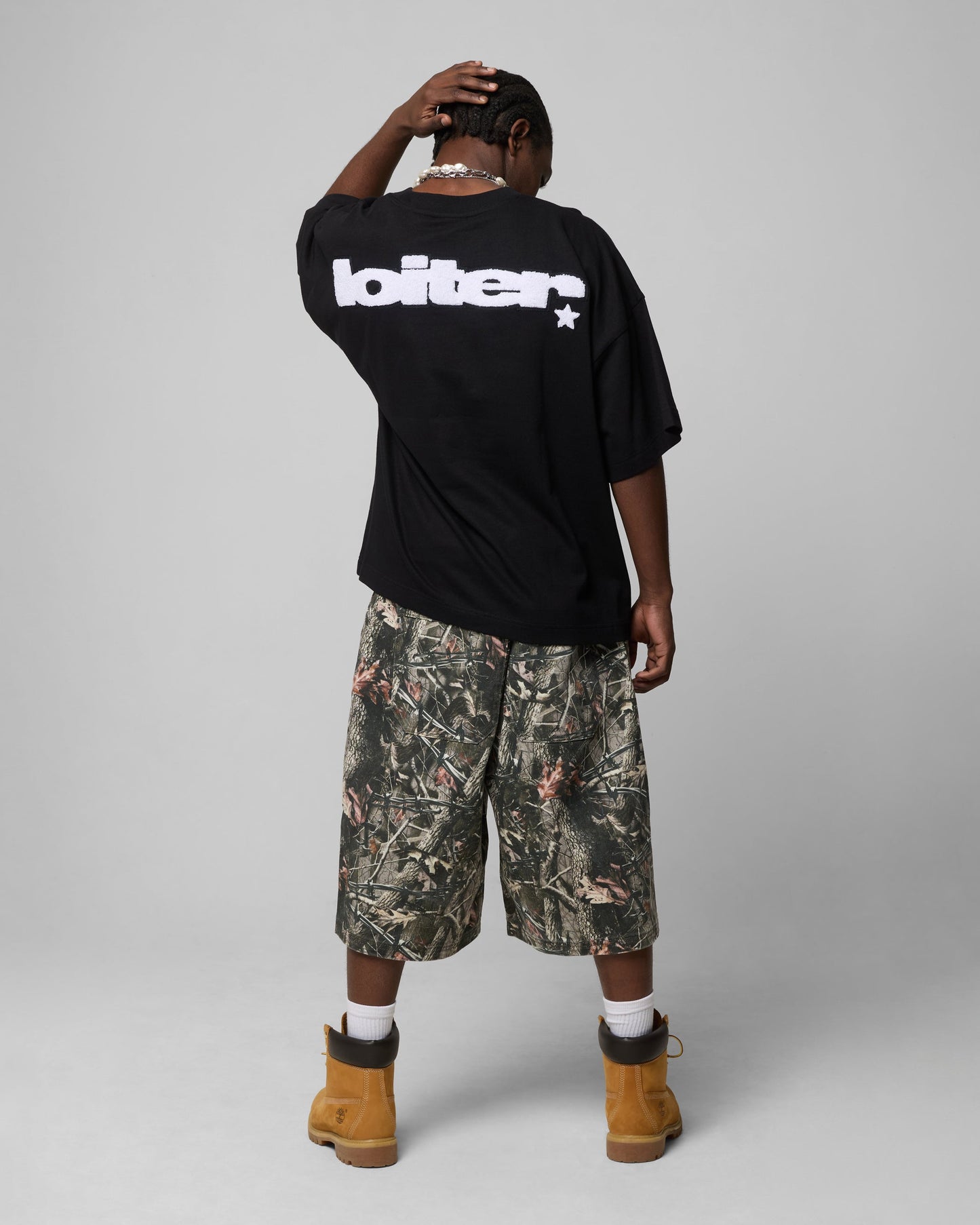 Loiter Premium Essentials Boxy T-Shirt Black
