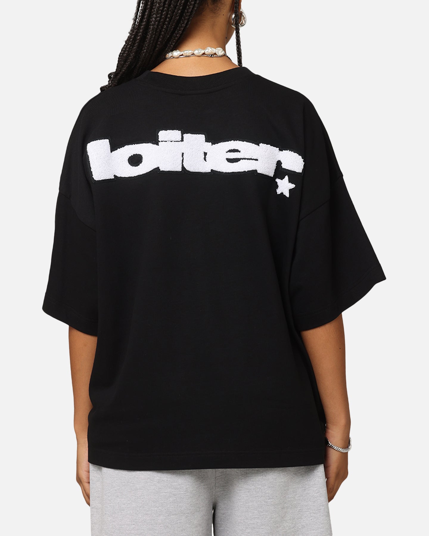 Loiter Premium Essentials Boxy T-Shirt Black Style001