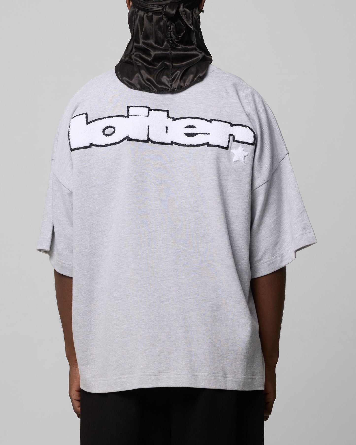 Loiter Premium Essentials Boxy T-Shirt Grey Marle