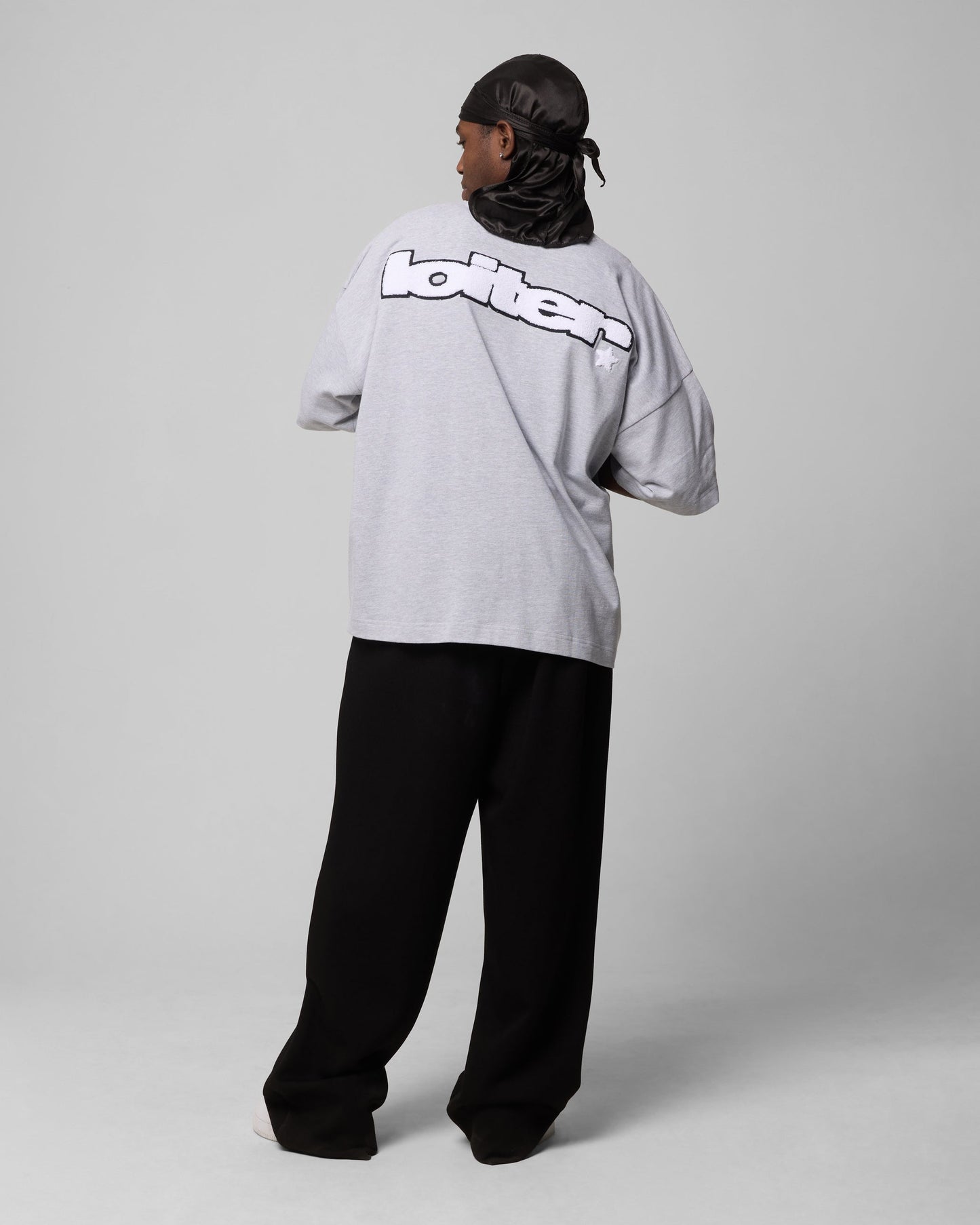 Loiter Premium Essentials Boxy T-Shirt Grey Marle