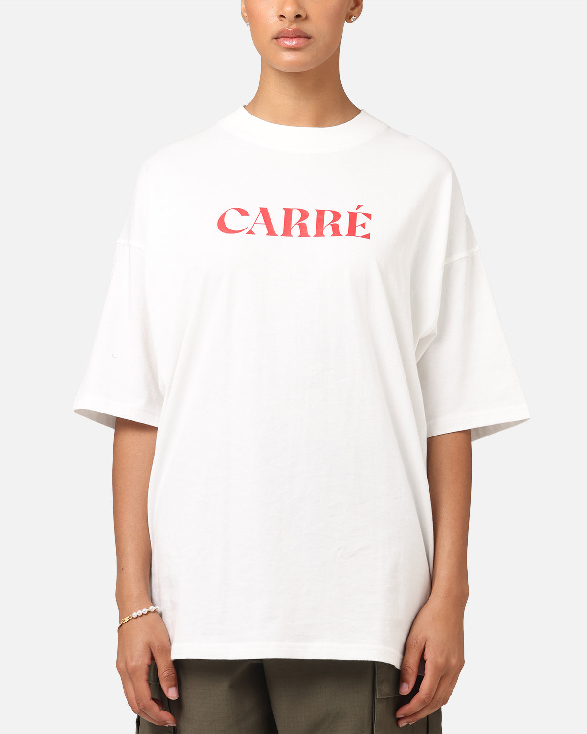 Carre Minimalist T-Shirt Off White Style001