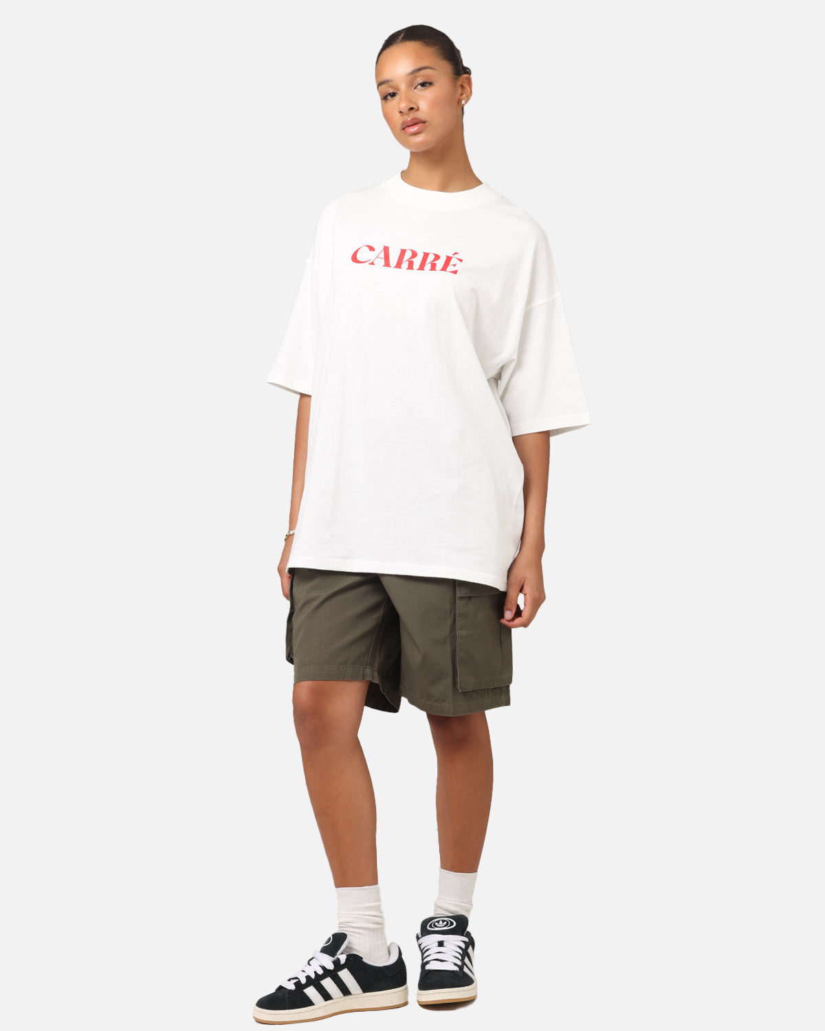 Carre Minimalist T-Shirt Off White Style001